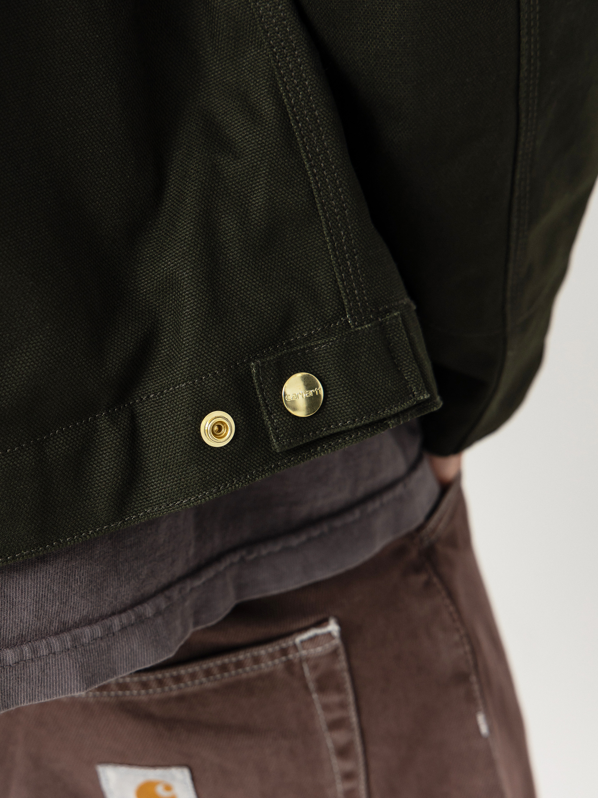 Bunda Carhartt WIP Detroit (olive/black/rigid)