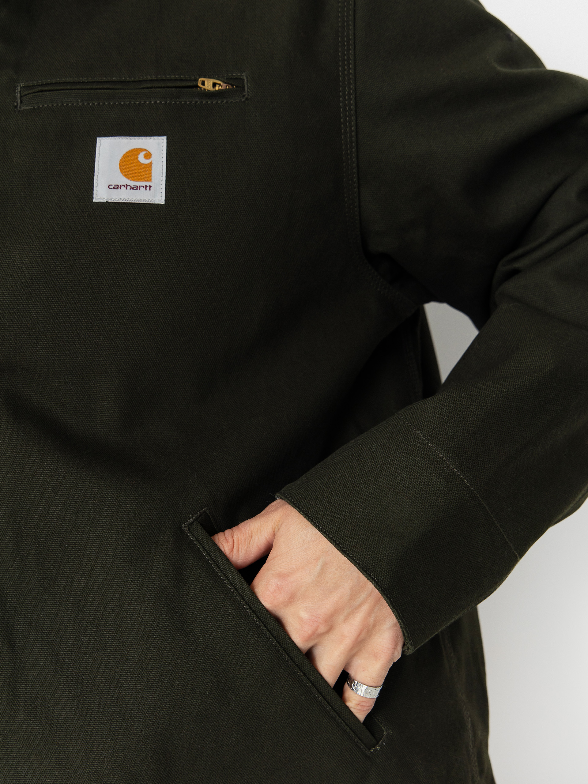 Bunda Carhartt WIP Detroit (olive/black/rigid)