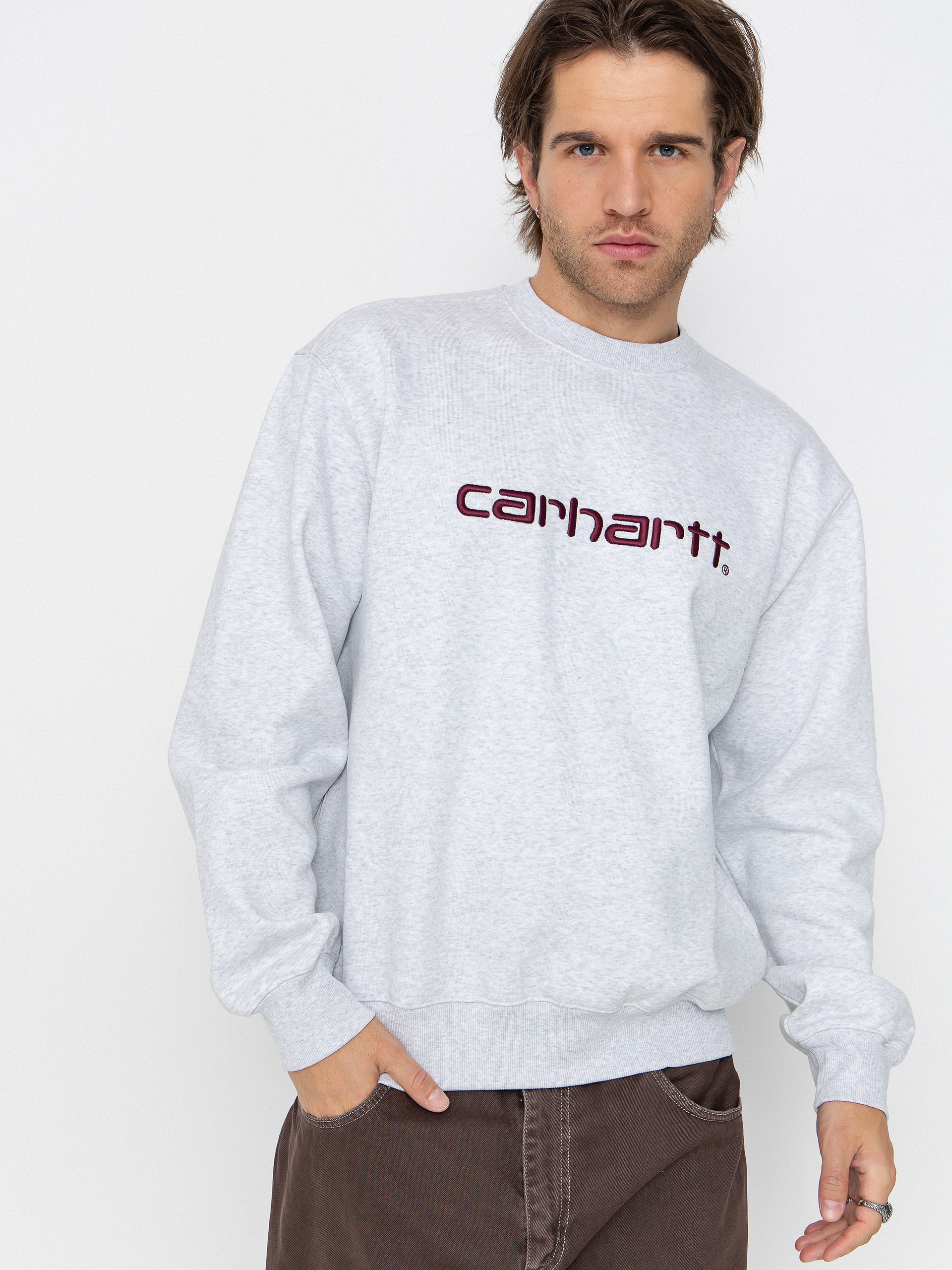 Mikina Carhartt WIP Carhartt (ash heather/rondo)