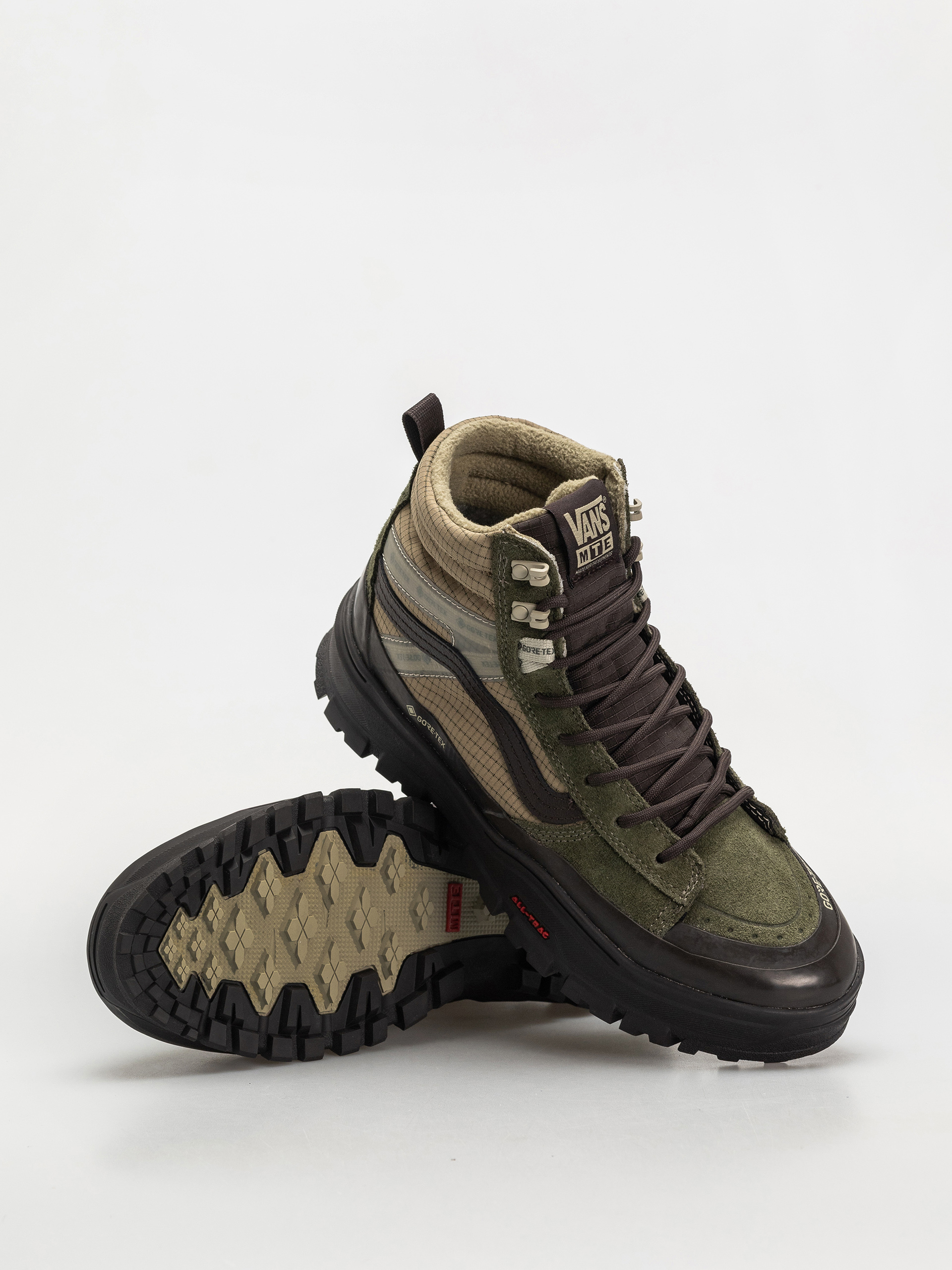 Boty Vans Mte Sk8 Hi Gore Tex Insulated (dark green/dark brown)