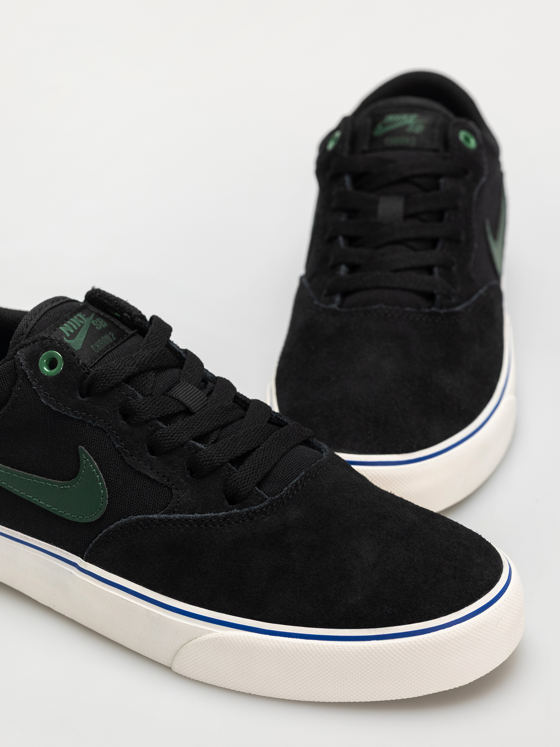 Boty Nike SB Chron 2 (black/fir sail racer blue)