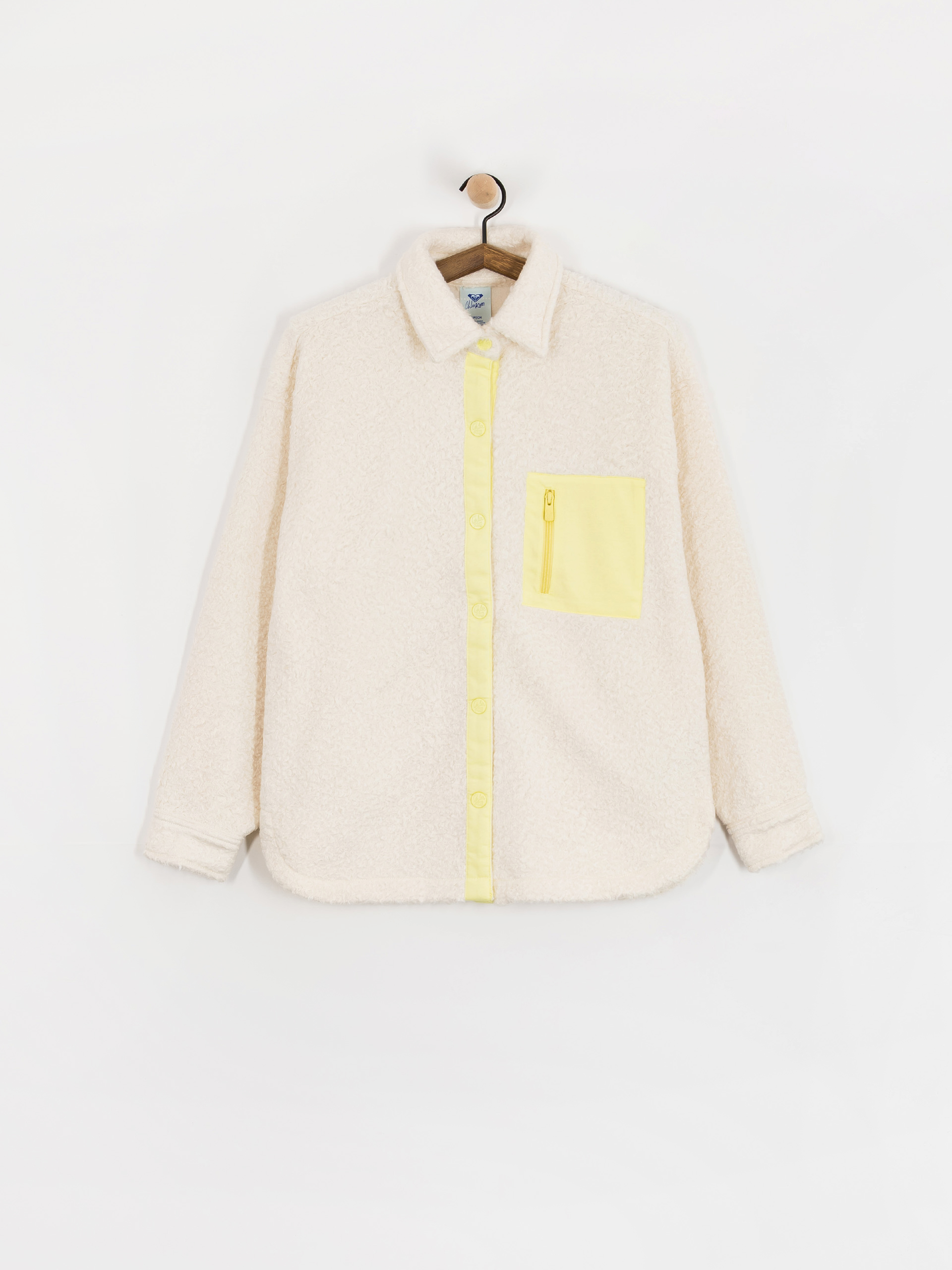 Fleecová mikina Roxy Chloe Kim Shacket Wmn