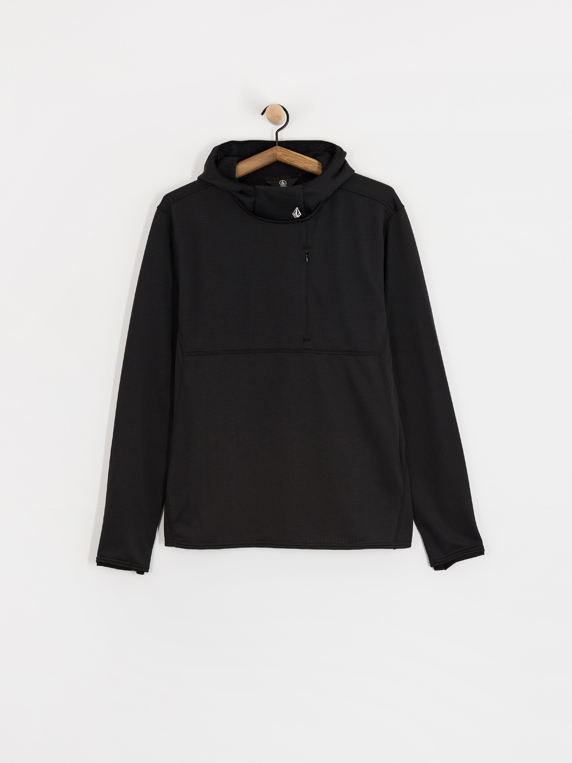 Mikina s kapucí Volcom Gridlock HD (black)