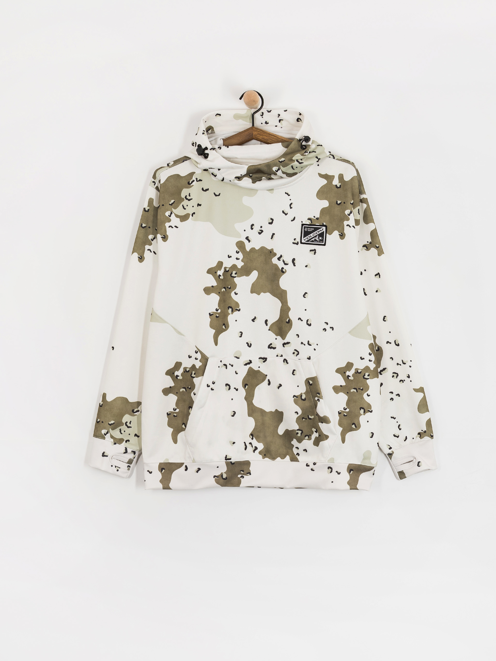 Mikina s kapucí Volcom Hydro Riding HD (white)