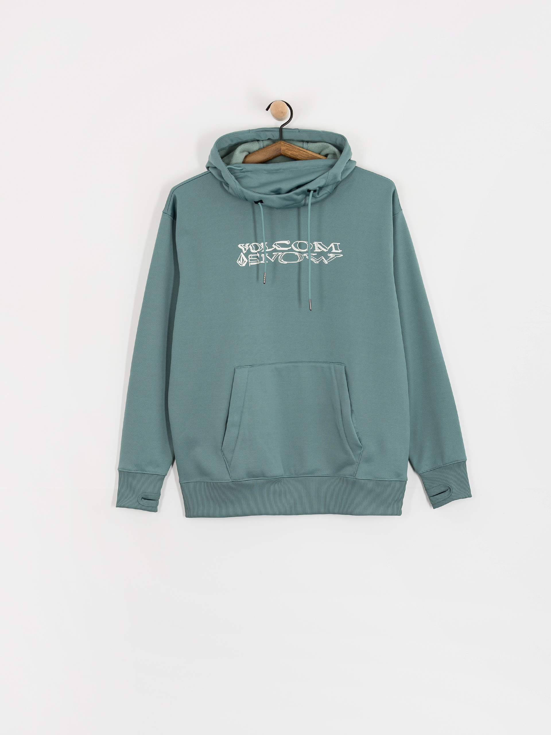 Mikina s kapucí Volcom Riding Hydro HD Wmn (arctic blue)