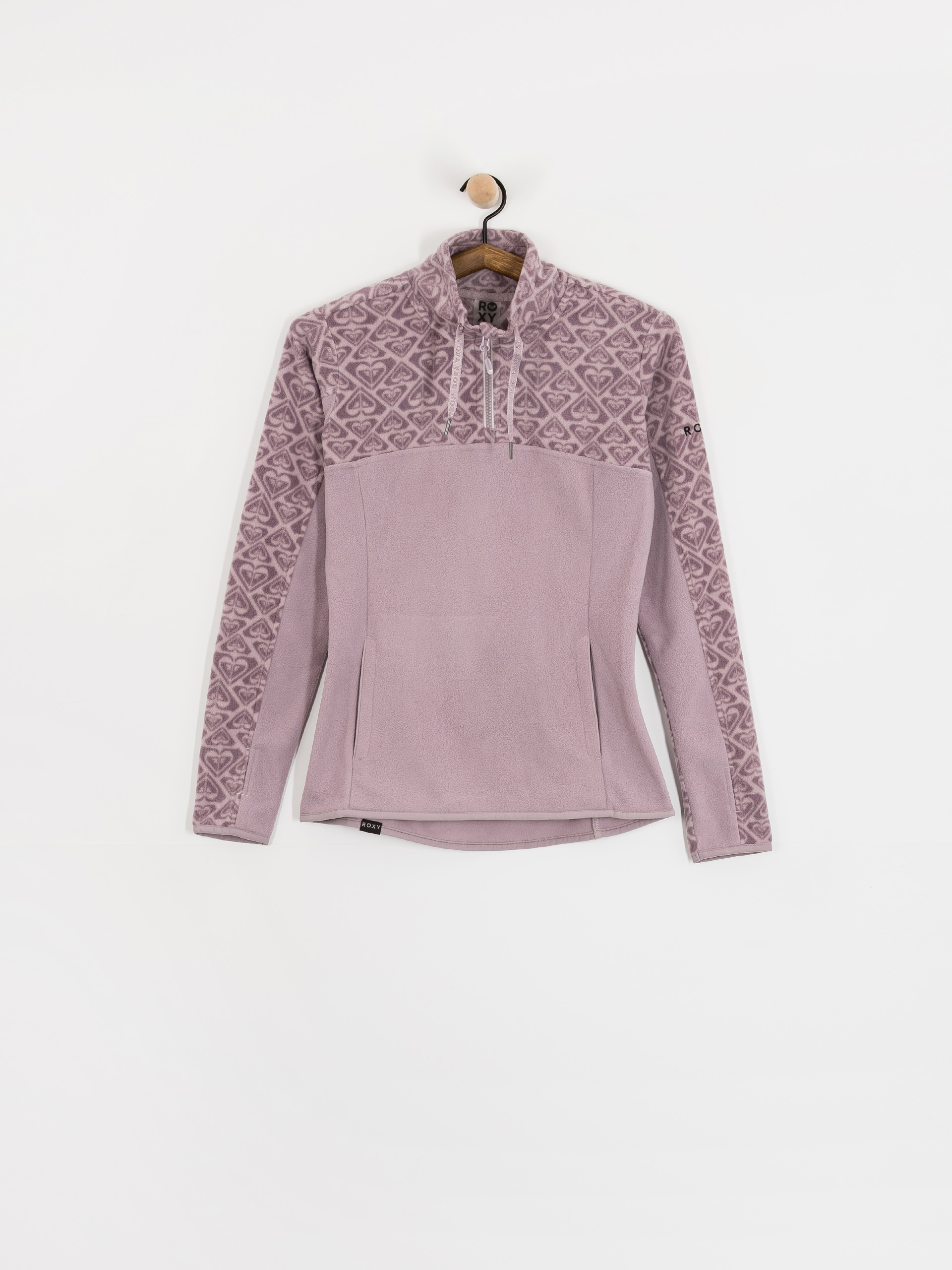 Dámský Fleecová mikina Roxy Sayna Half Zip (nirvana be bold plaid rg)