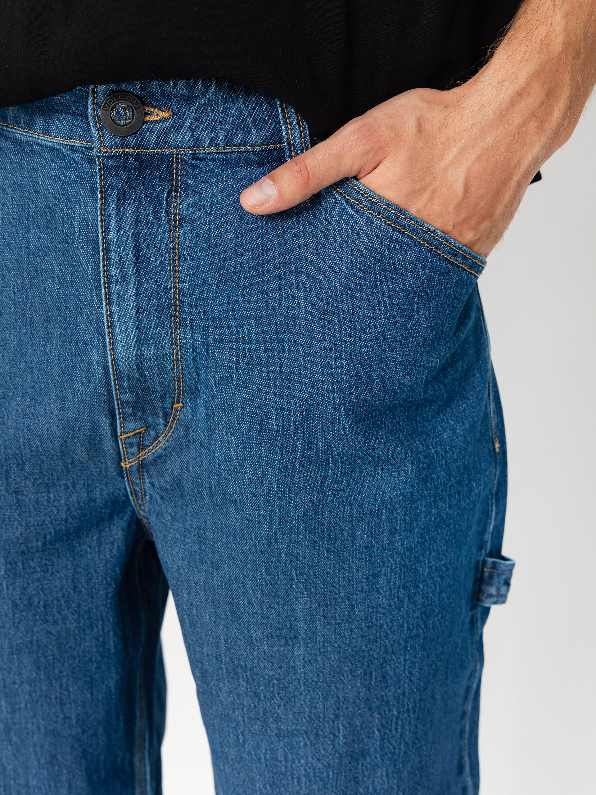 Kalhoty Volcom Kraftsman II Denim (bold blue)