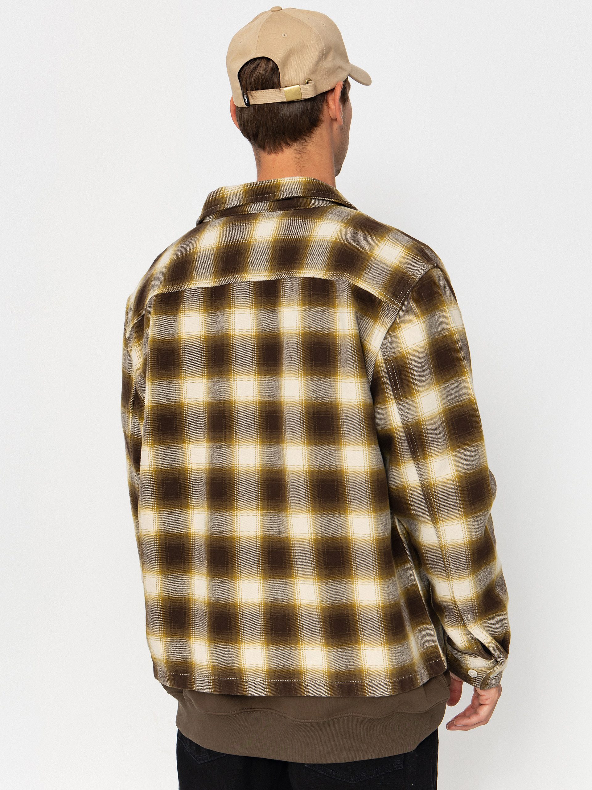 Košile Vans Crestmont Plaid Shacket (oatmeal)