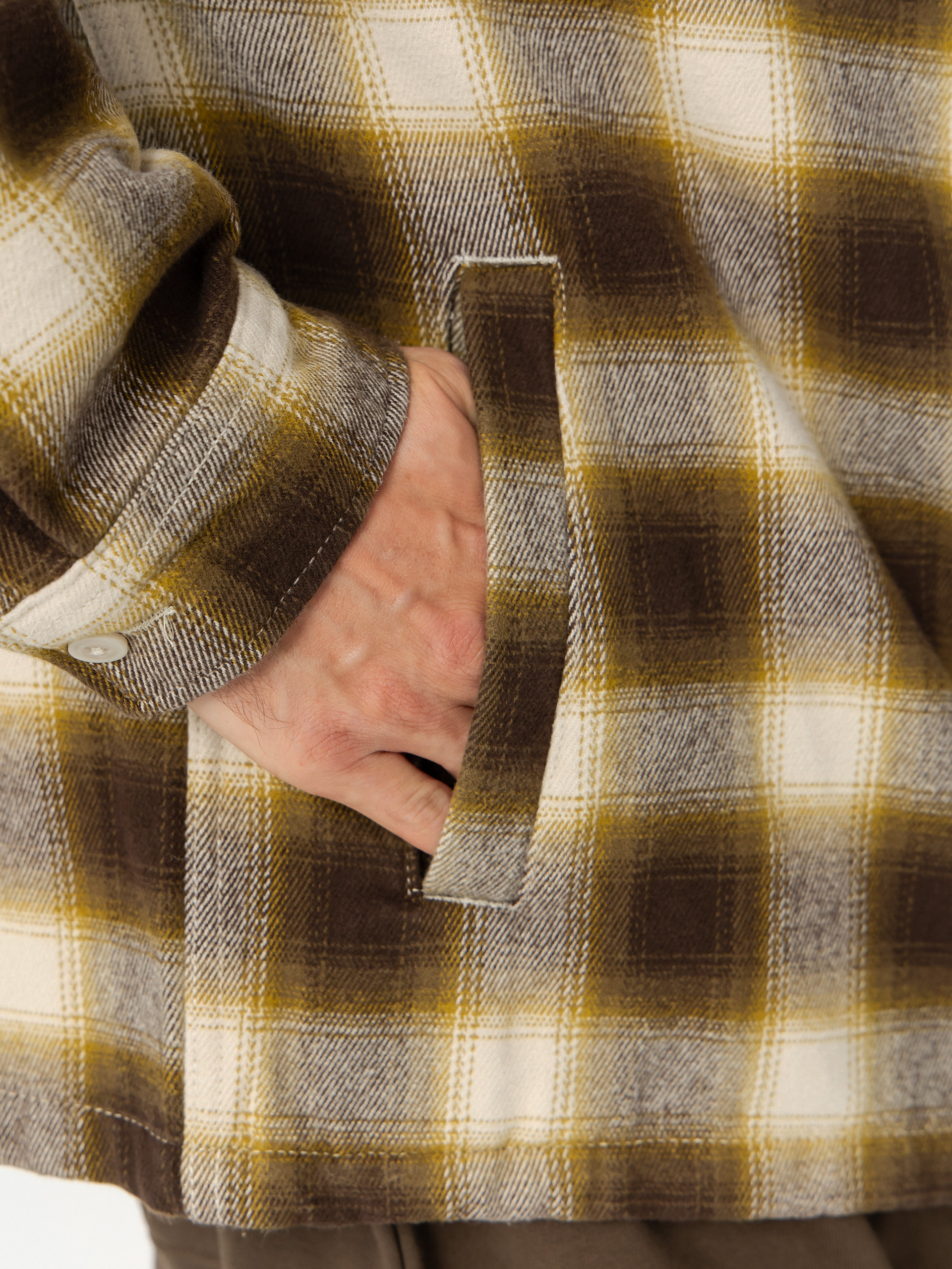 Košile Vans Crestmont Plaid Shacket (oatmeal)