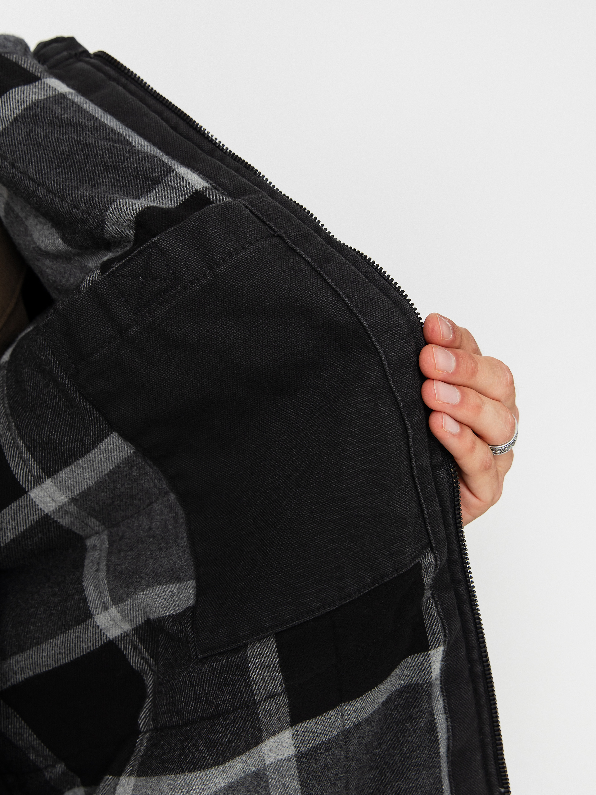 Bunda Vans Workwear Canvas Full Zip (black)