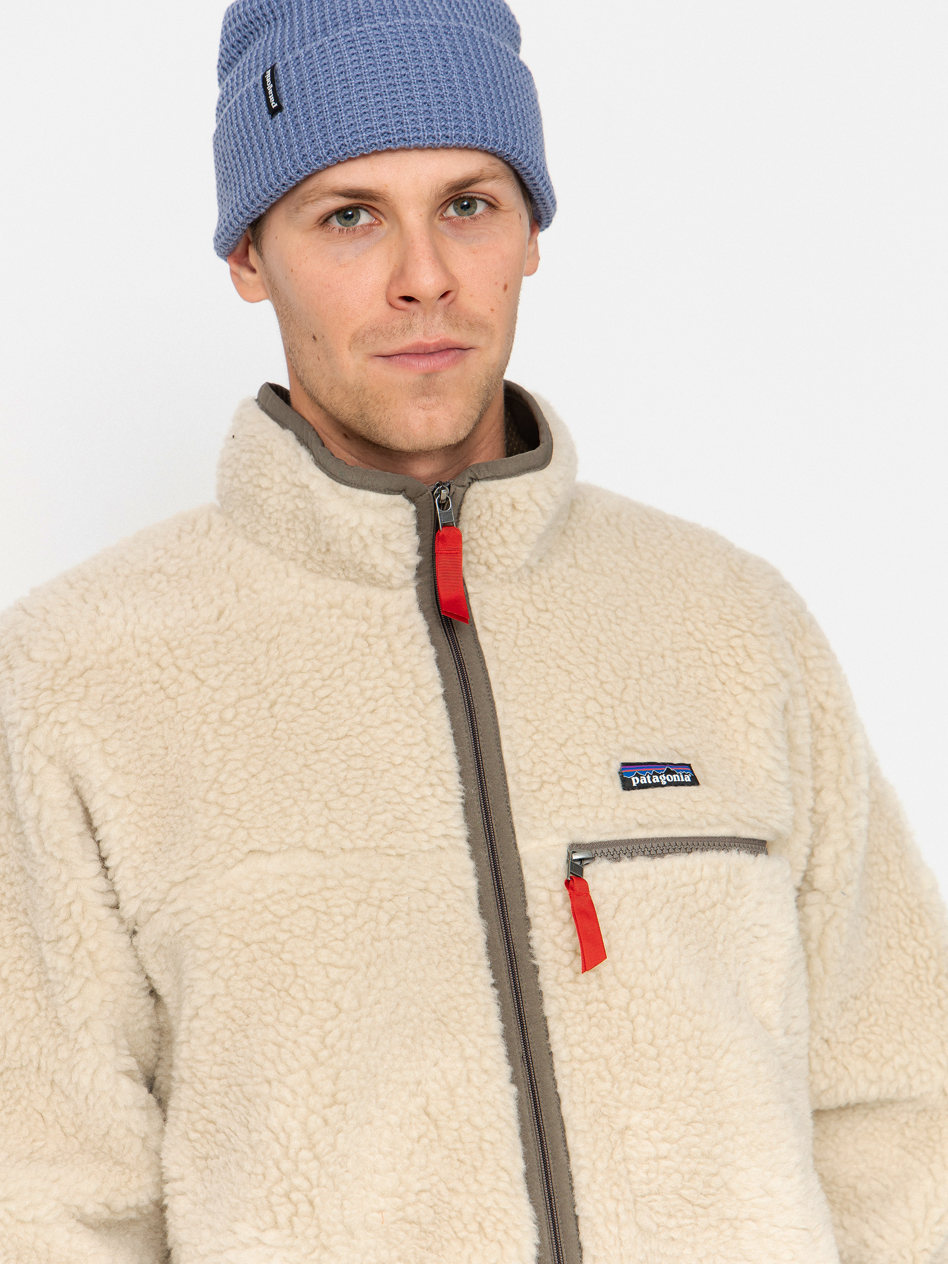 Mikina Patagonia Natural Blend Retro Cardigan (dark natural w/marlow brown)