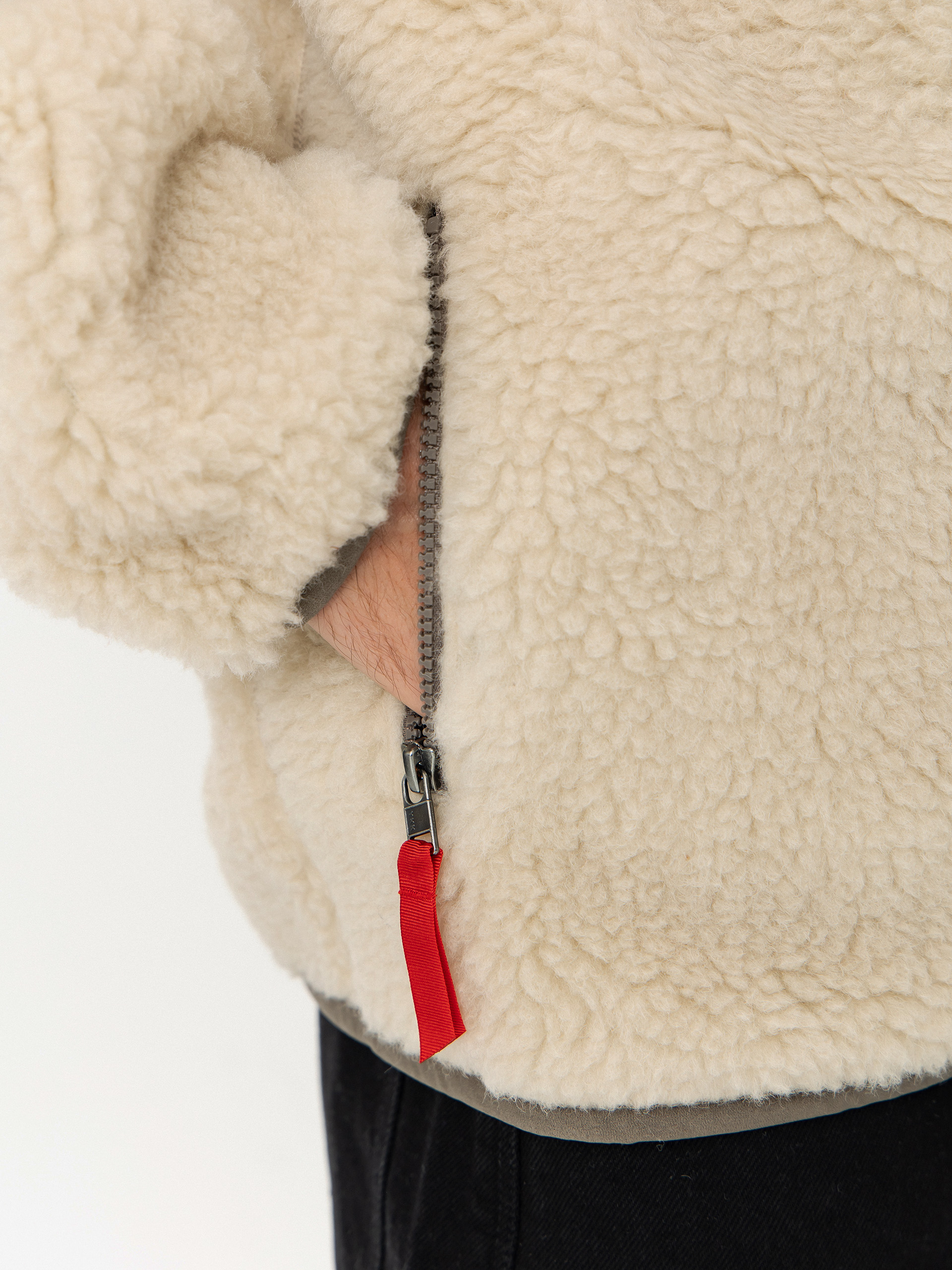 Mikina Patagonia Natural Blend Retro Cardigan (dark natural w/marlow brown)