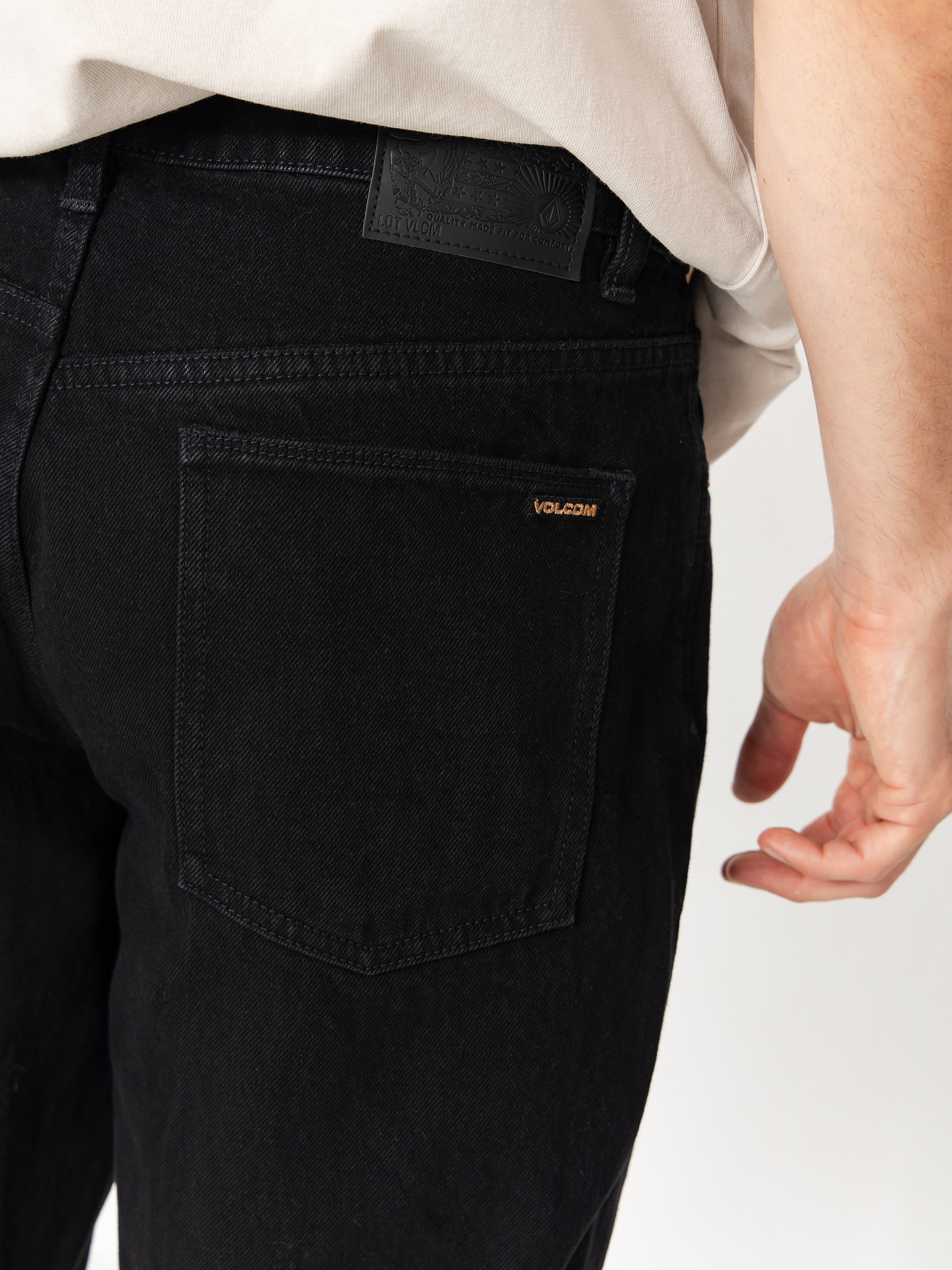 Kalhoty Volcom Fivedown Denim (black)