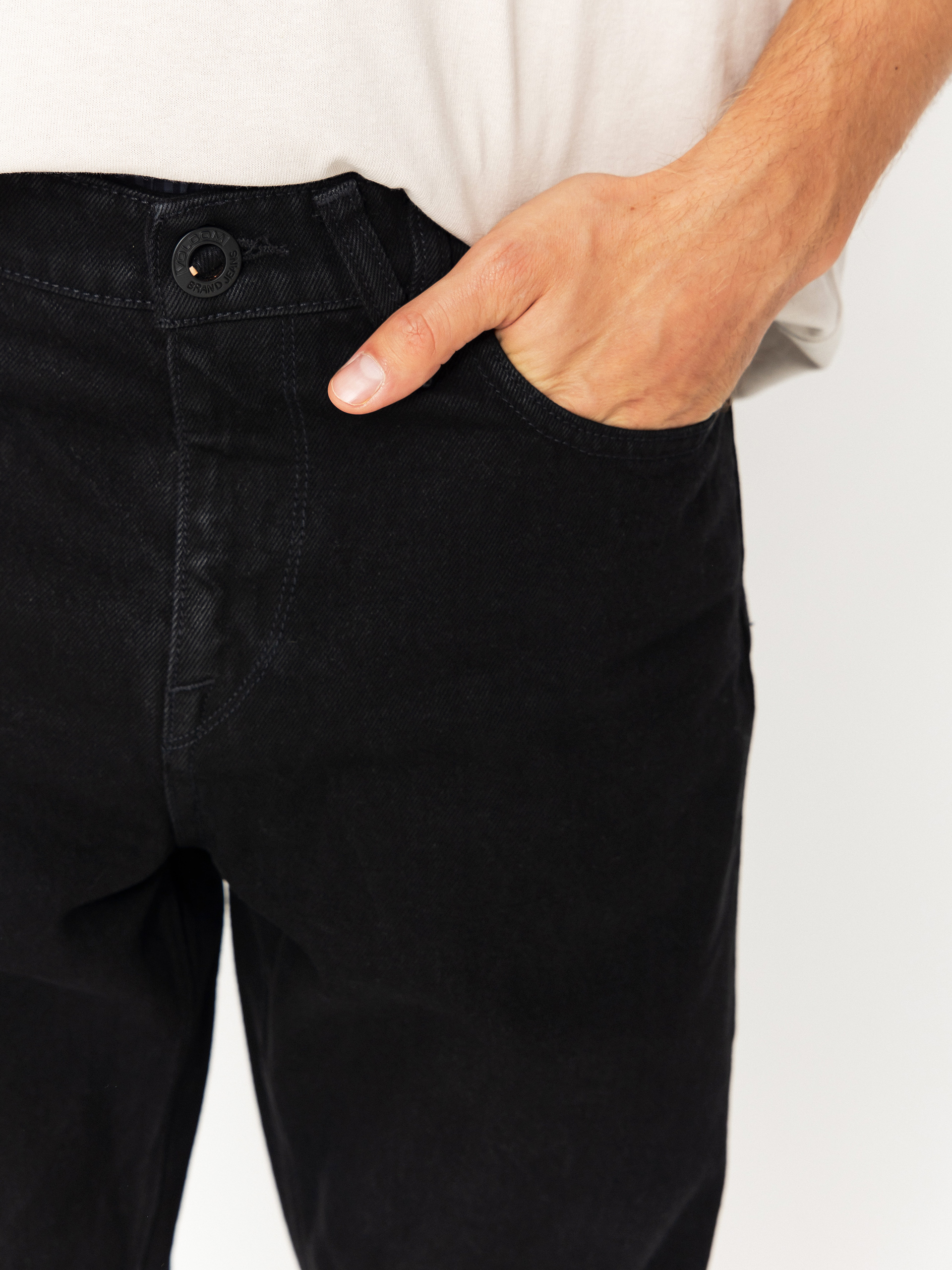 Kalhoty Volcom Fivedown Denim (black)