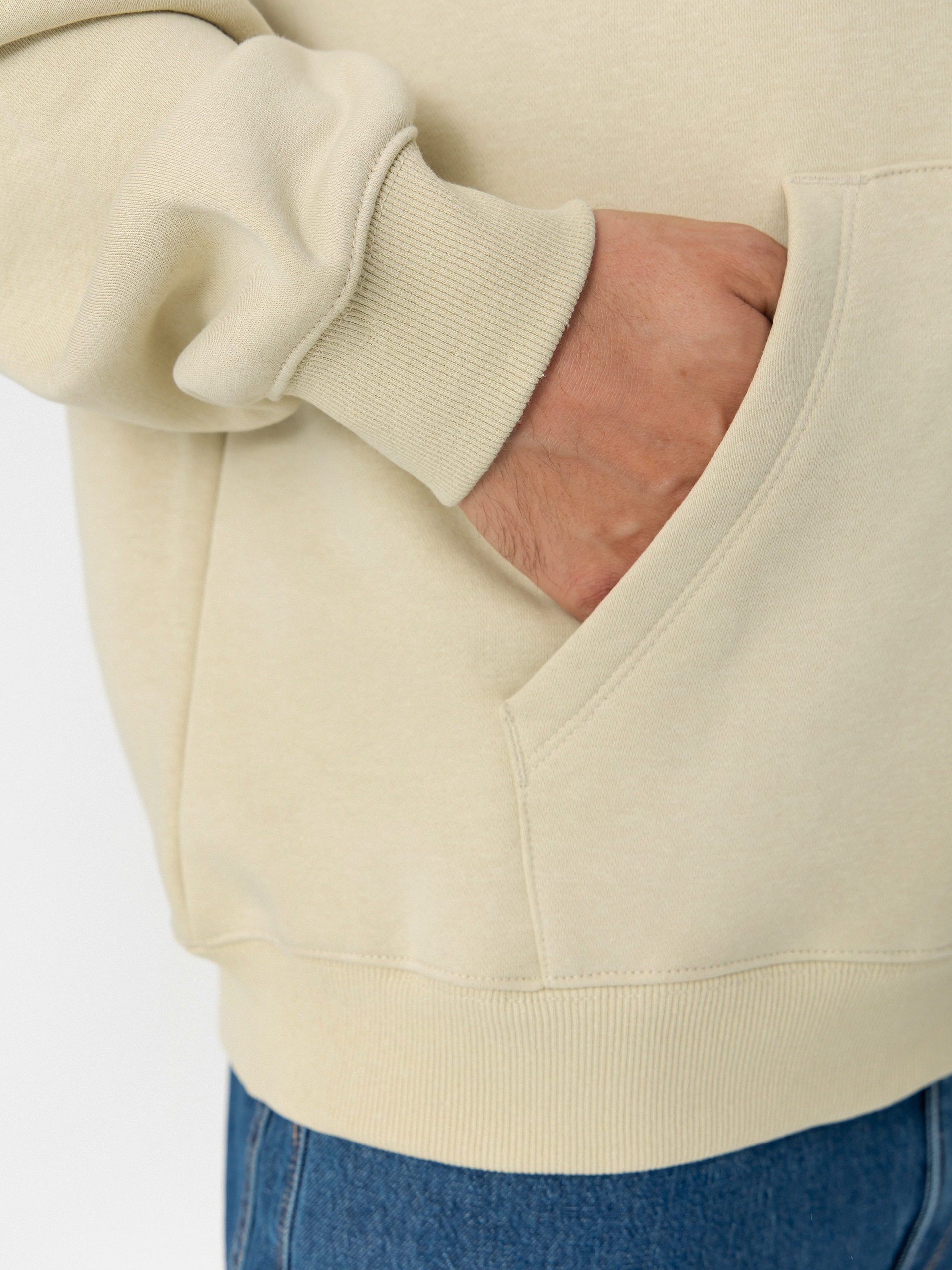 Mikina s kapucí Volcom Single Stone HD (light beige)