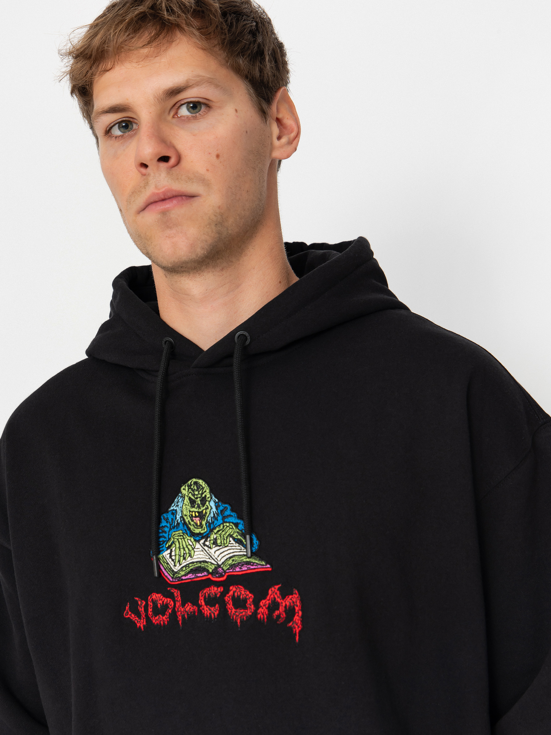 Mikina s kapucí Volcom Fa Jj Villard HD (black)