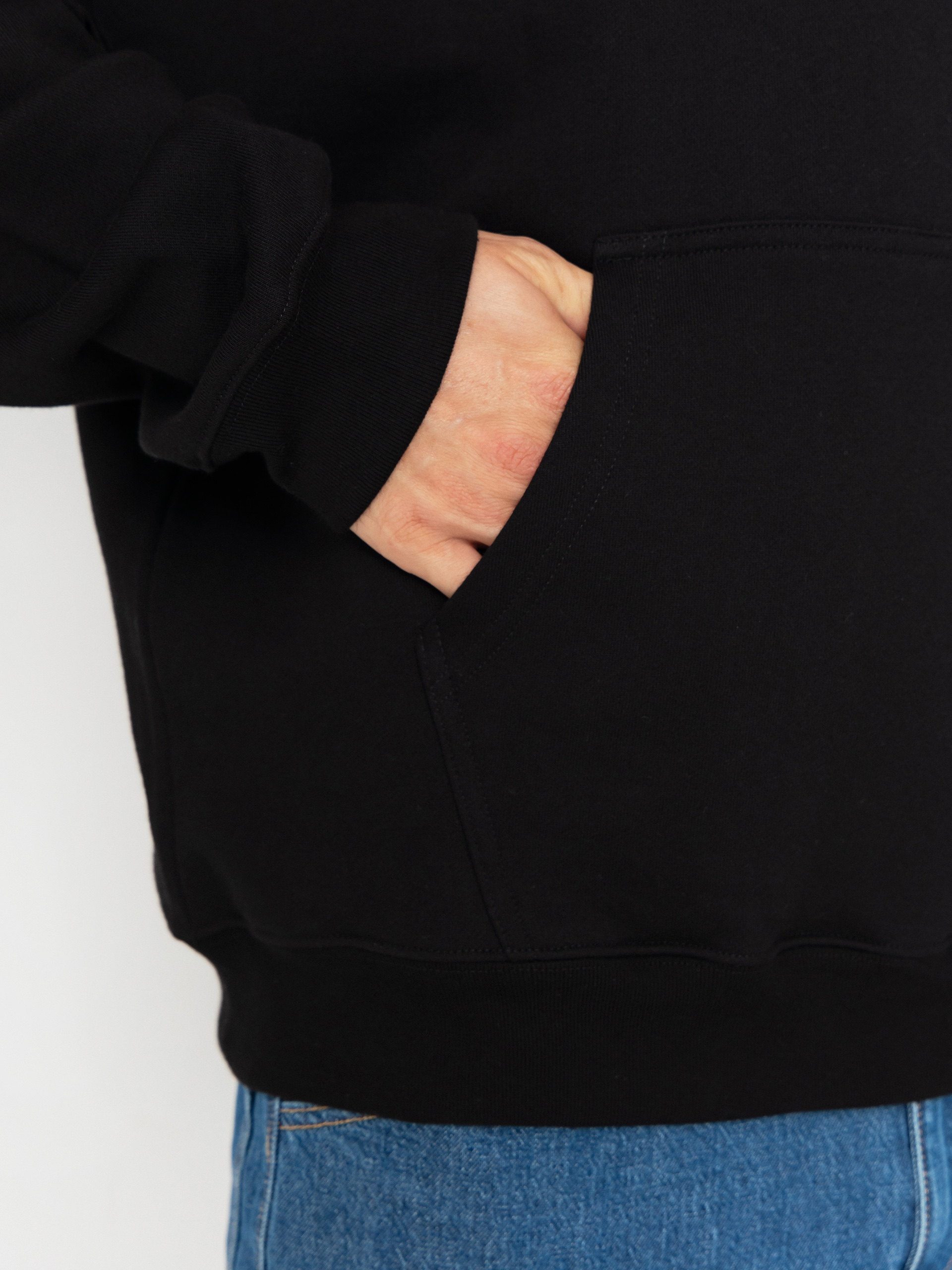 Mikina s kapucí Polar Skate Dave Metal Logo HD (black)