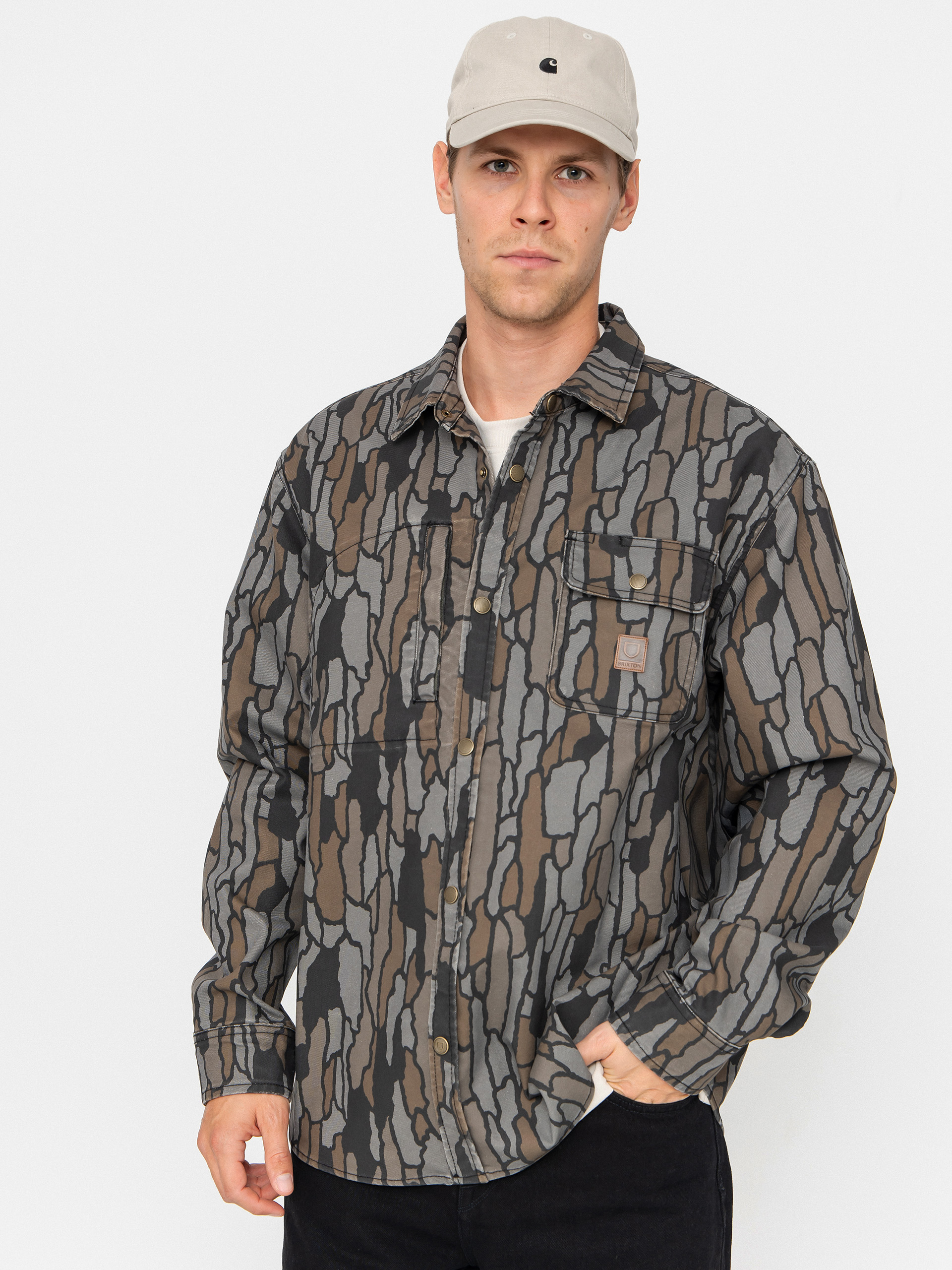 Košile Brixton Builders Stretch Overshirt