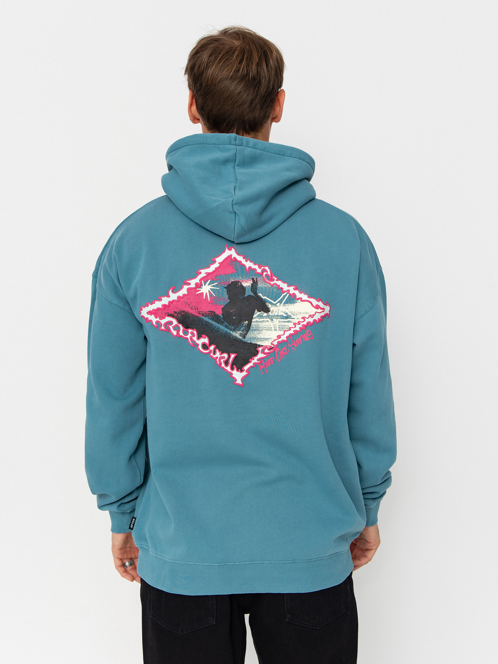 Mikina s kapucí Rip Curl Raw Energy HD (storm blue)