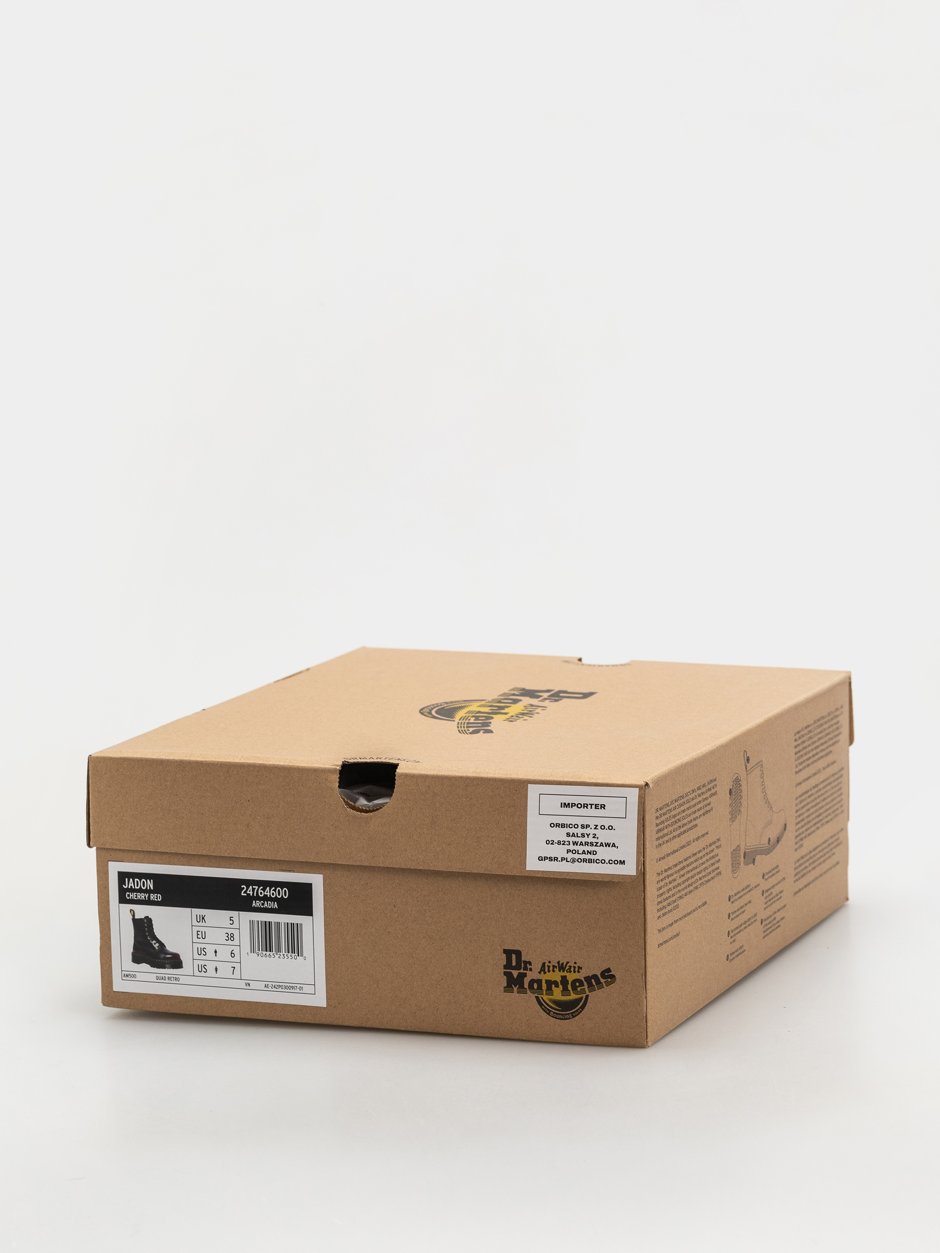 Boty Dr. Martens Jadon (cherry red arcadia)