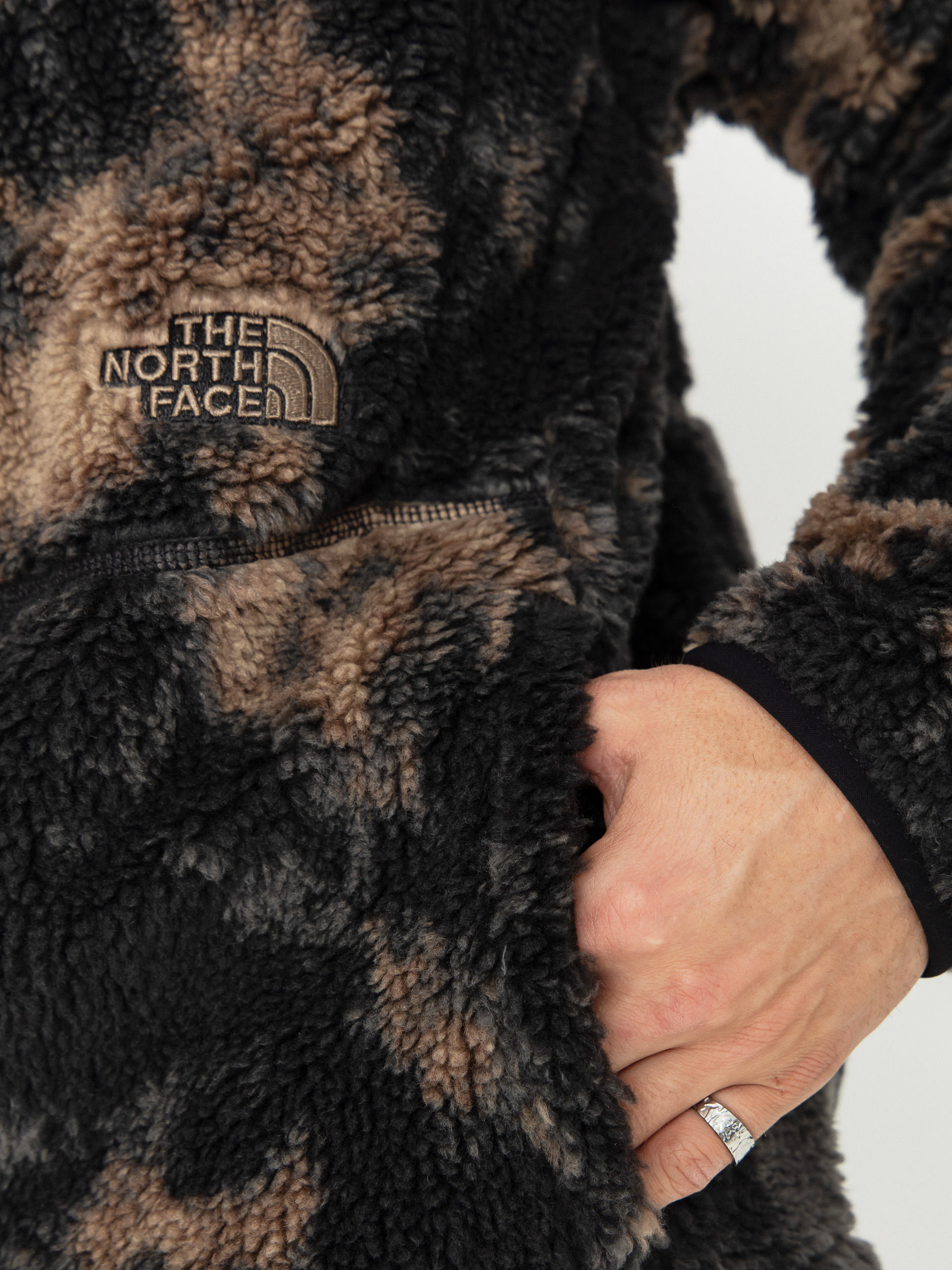 Bunda The North Face Extreme Pile 2 Pullover Print (tnf black light refract)
