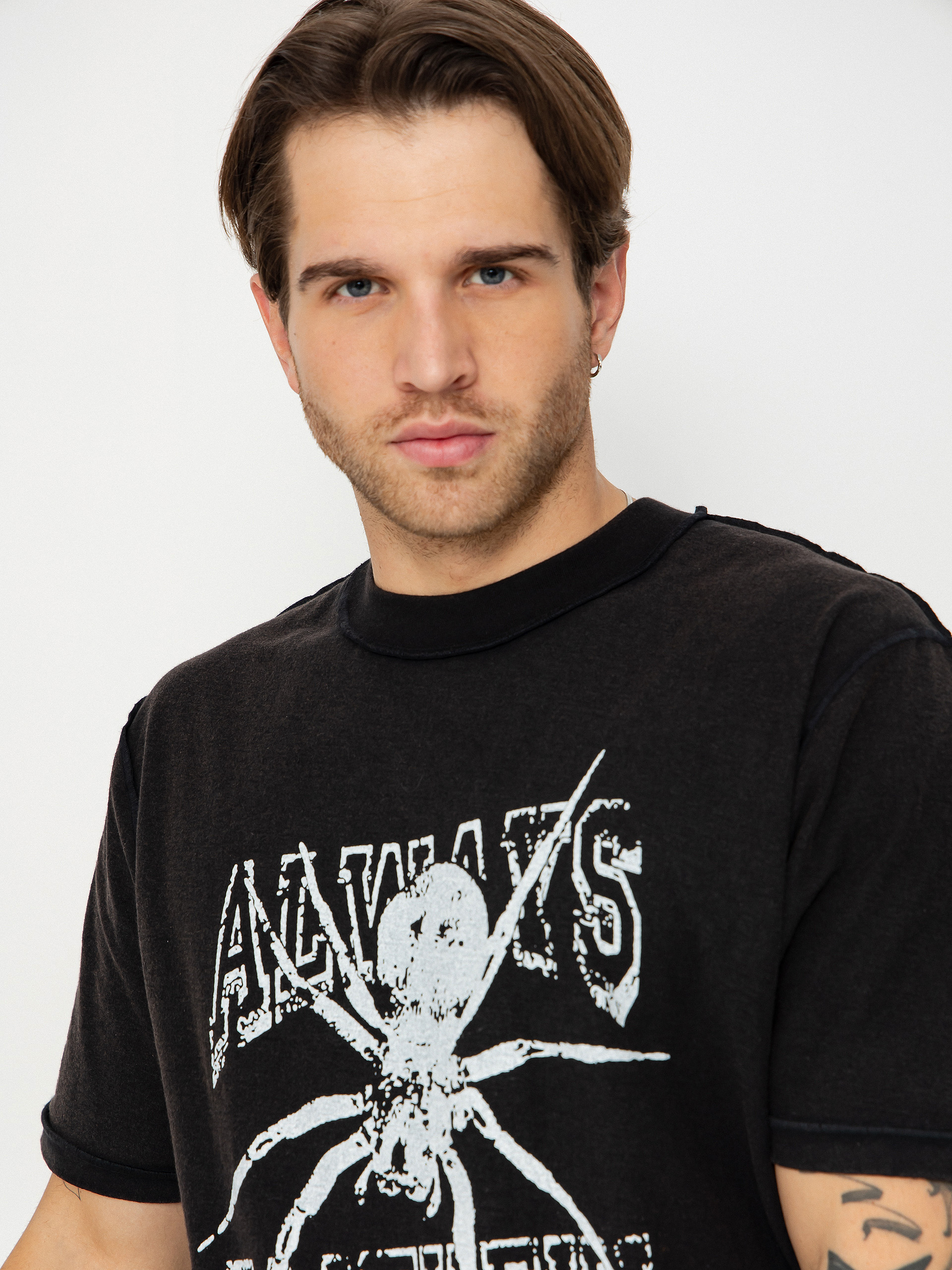 Tričko Wasted Paris Authentic Reverse (faded black)