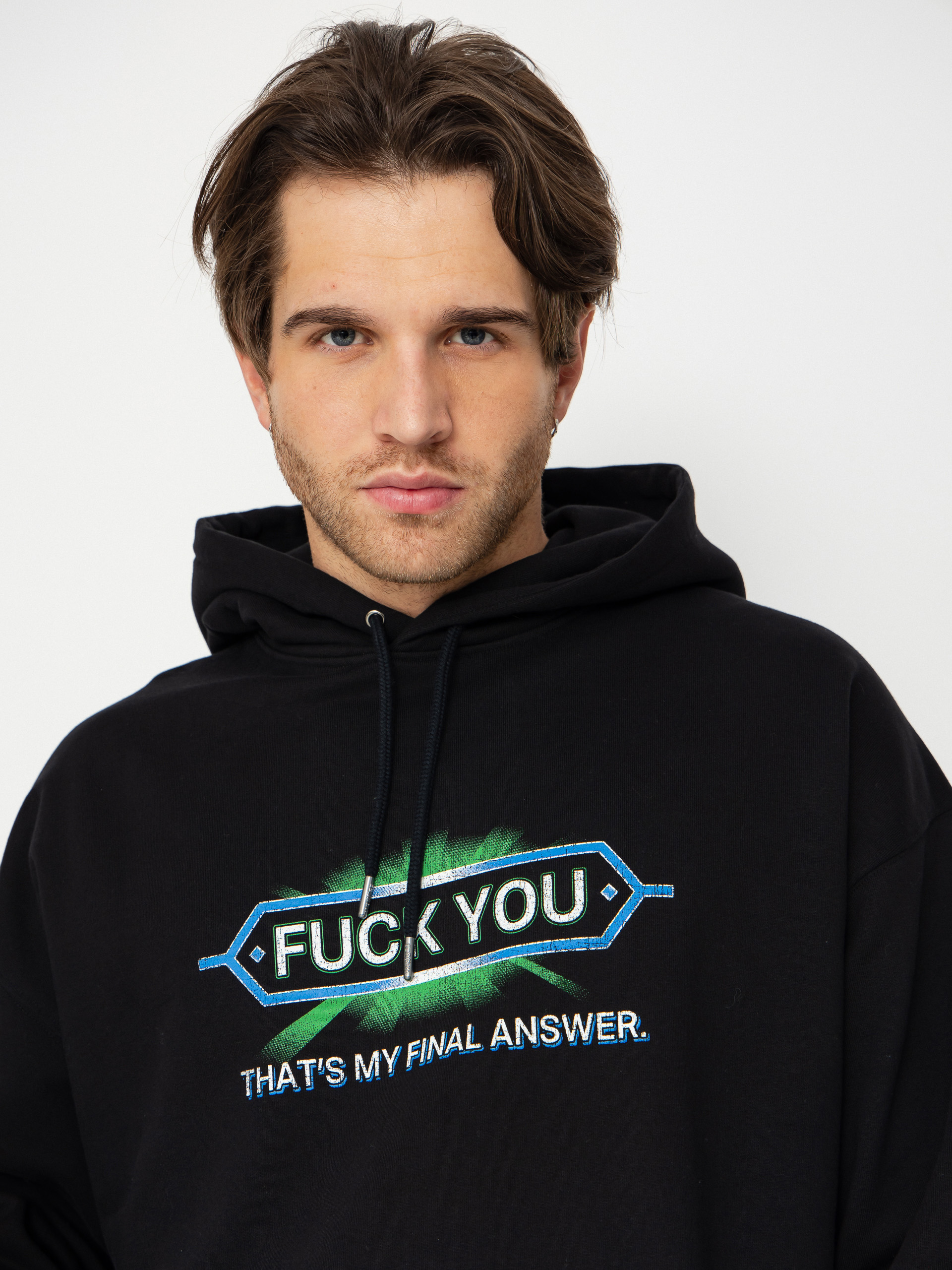 Mikina s kapucí Wasted Paris Answear Boxy HD (black)