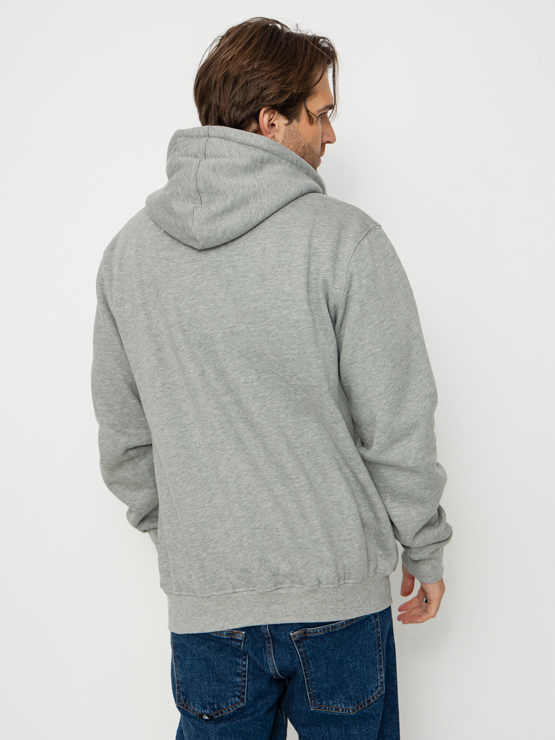 Mikina s kapucí MassDnm Mini Box ZHD (light heather grey)