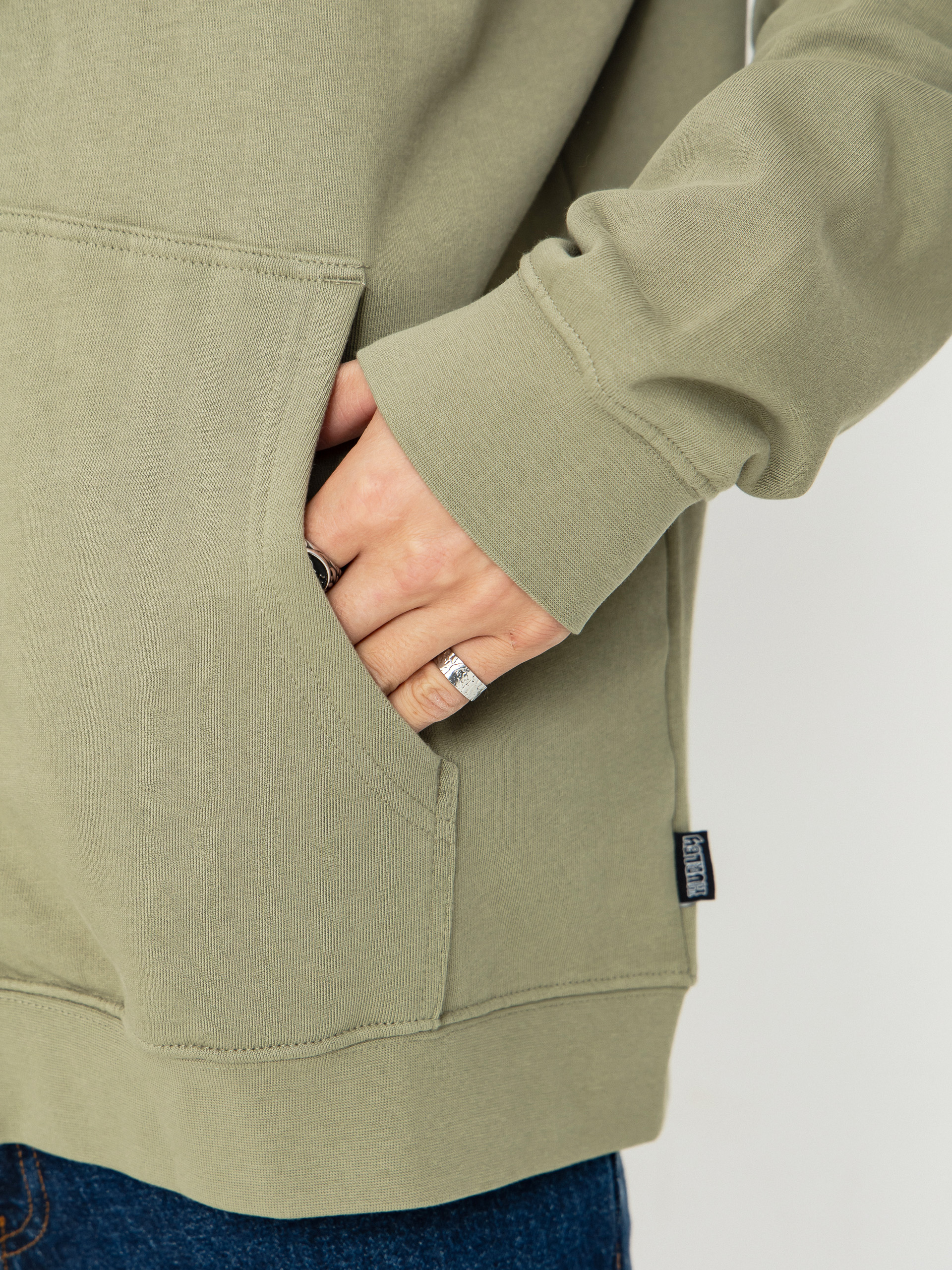 Mikina s kapucí Hurley Tattoo ZHD (army)