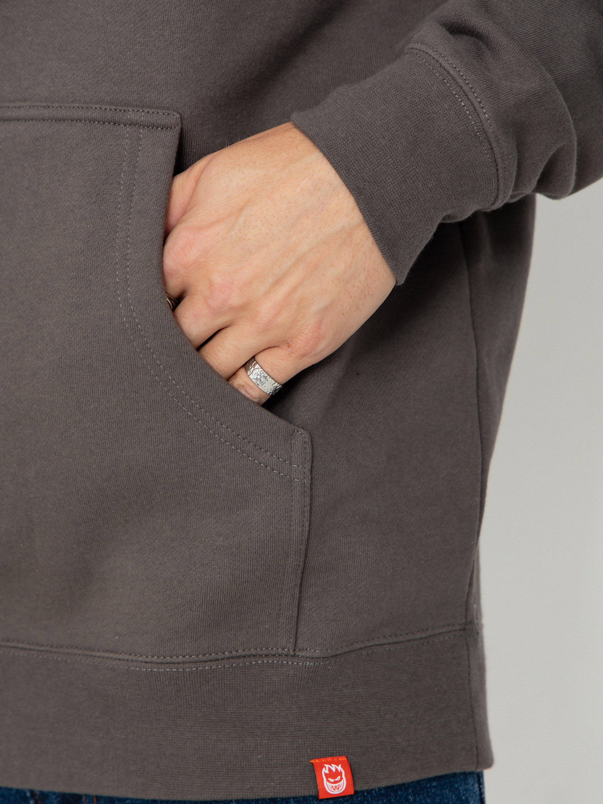 Mikina Spitfire Hellfire (charcoal solid w/multi color print)