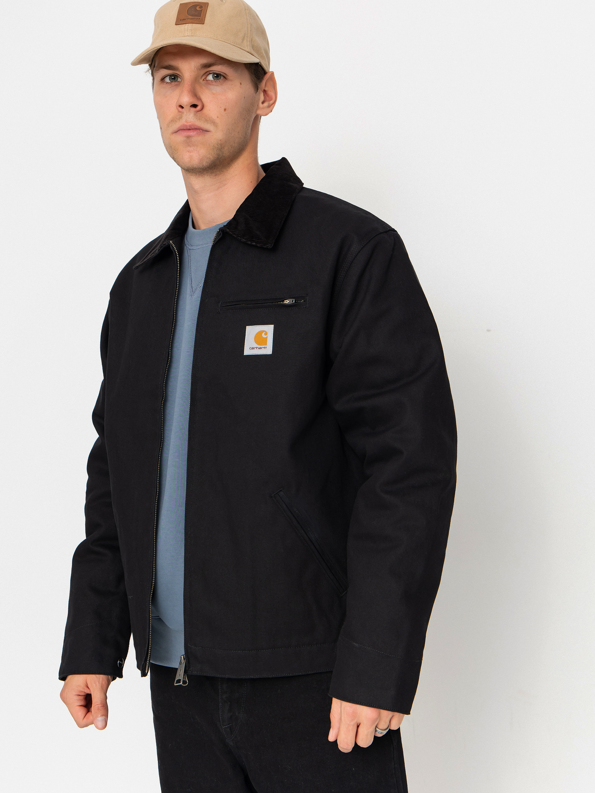 Bunda Carhartt WIP Detroit (black/black/rigid)