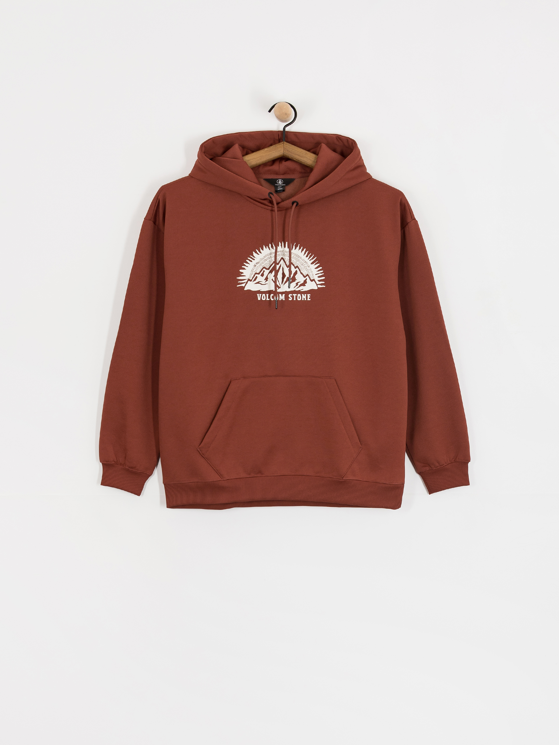 Mikina s kapucí Volcom Essential Hydro HD Wmn (henna)