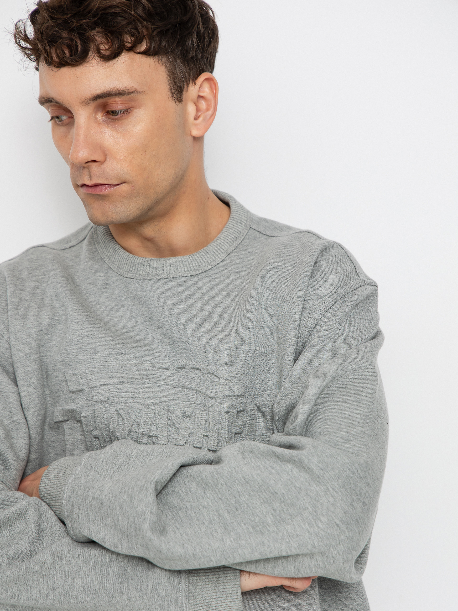 Mikina Dickies x Thrasher Sweatshirt (grey melange)