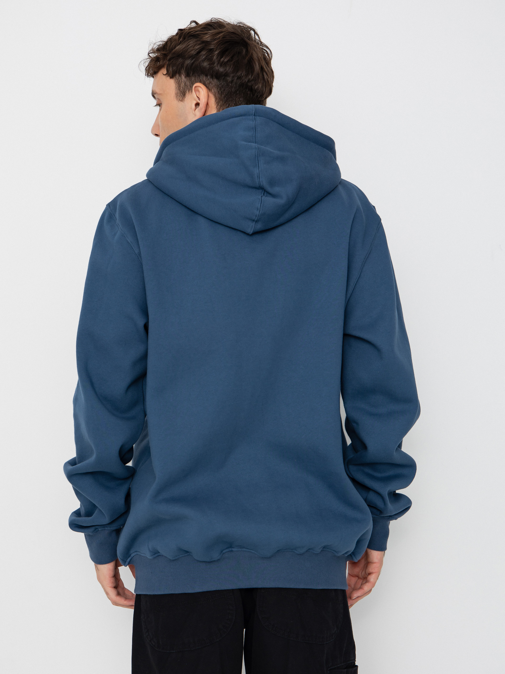 Mikina s kapucí MassDnm Patch HD (steel blue)