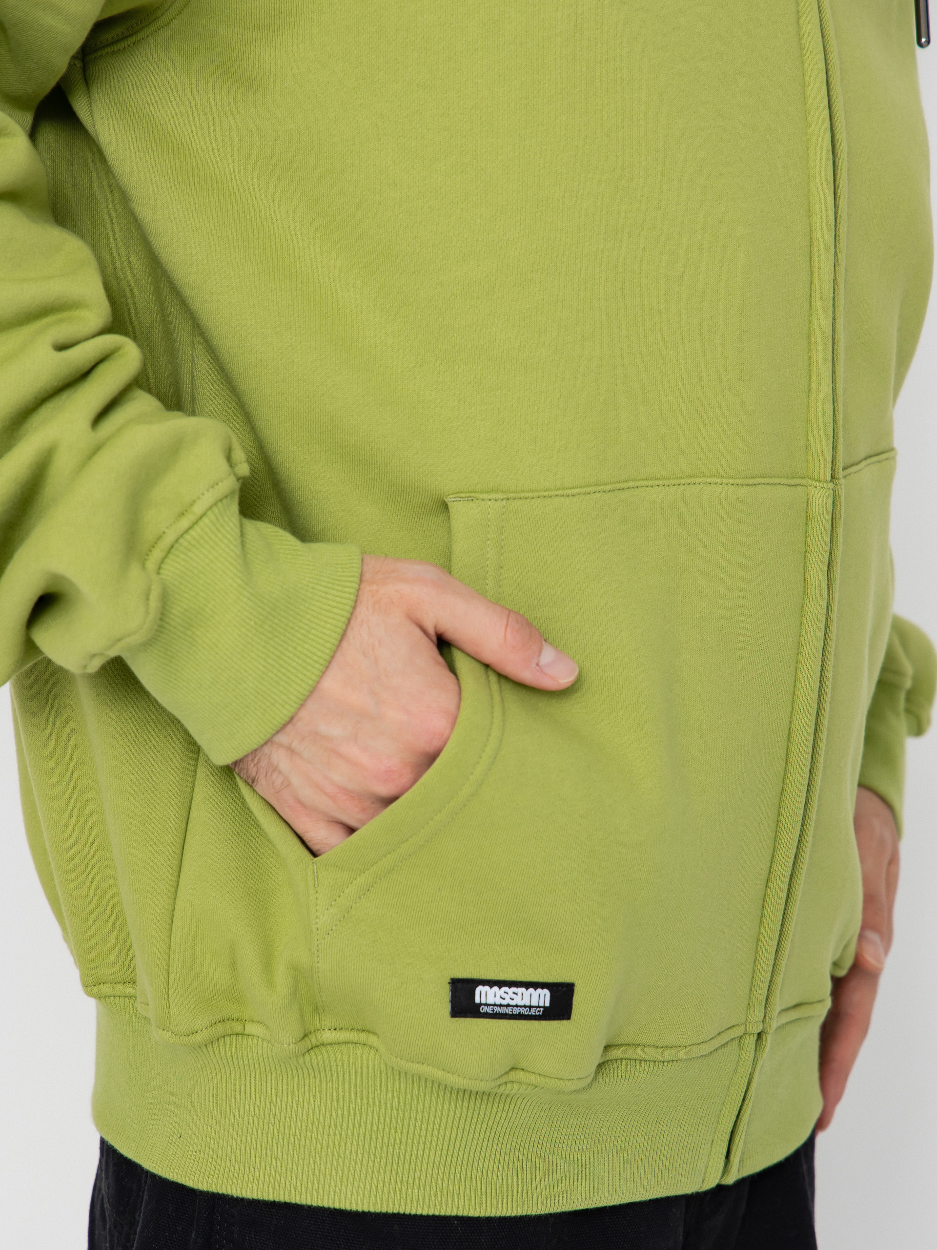 Mikina s kapucí MassDnm Patch HD (olive)