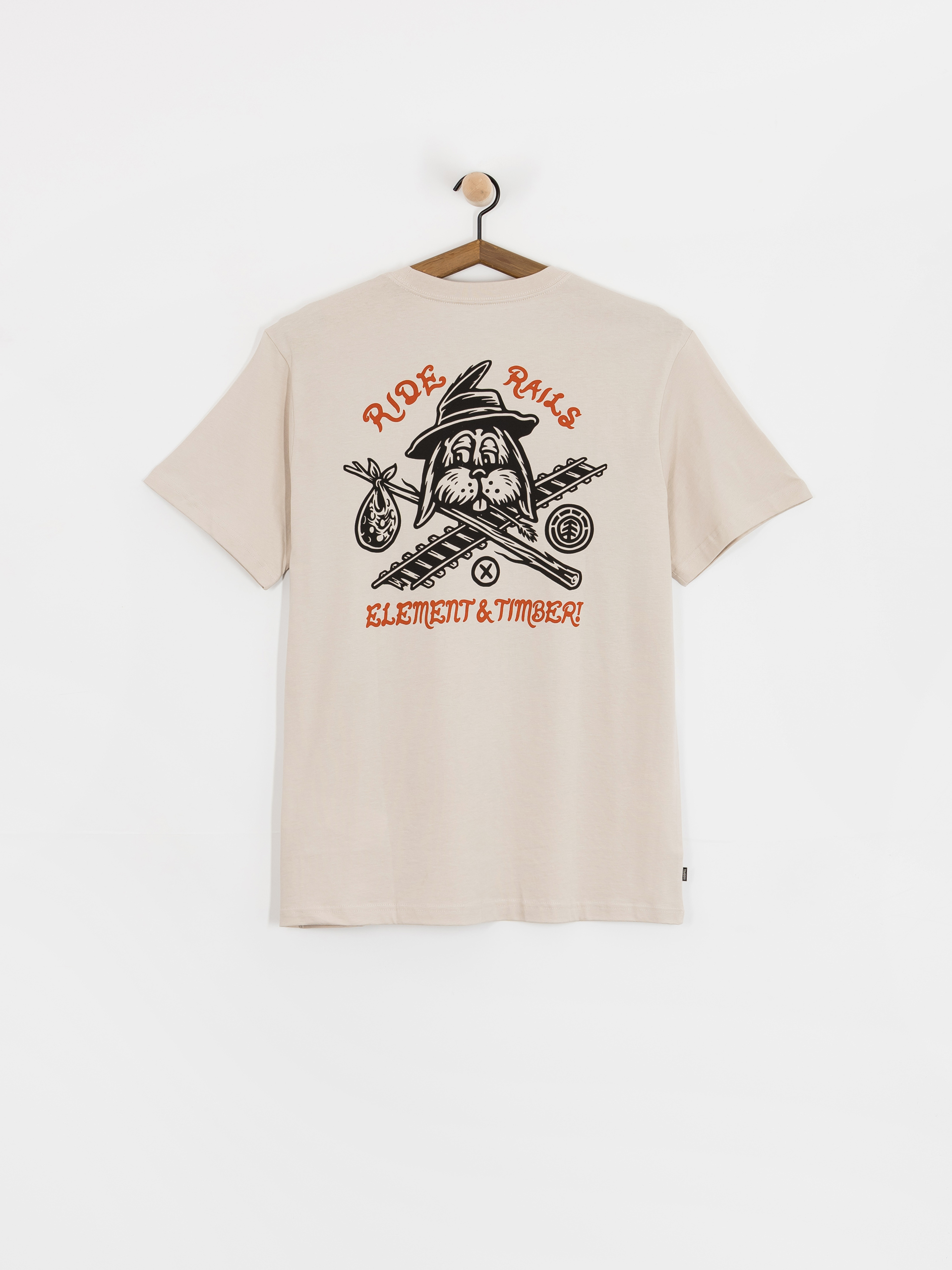 Tričko Element Timber Hobos (oat milk)