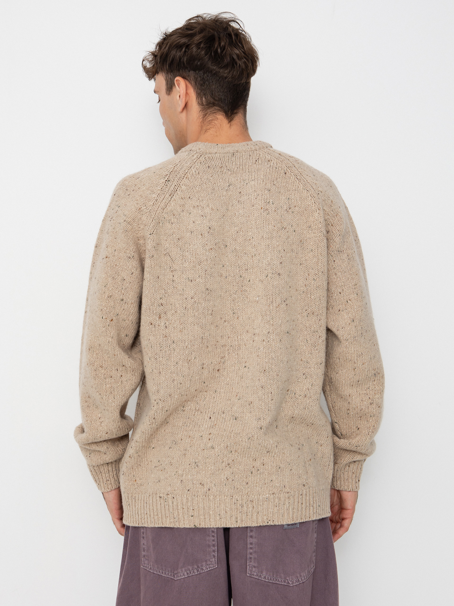 Svetr Carhartt WIP Anglistic (speckled fleur de sel)