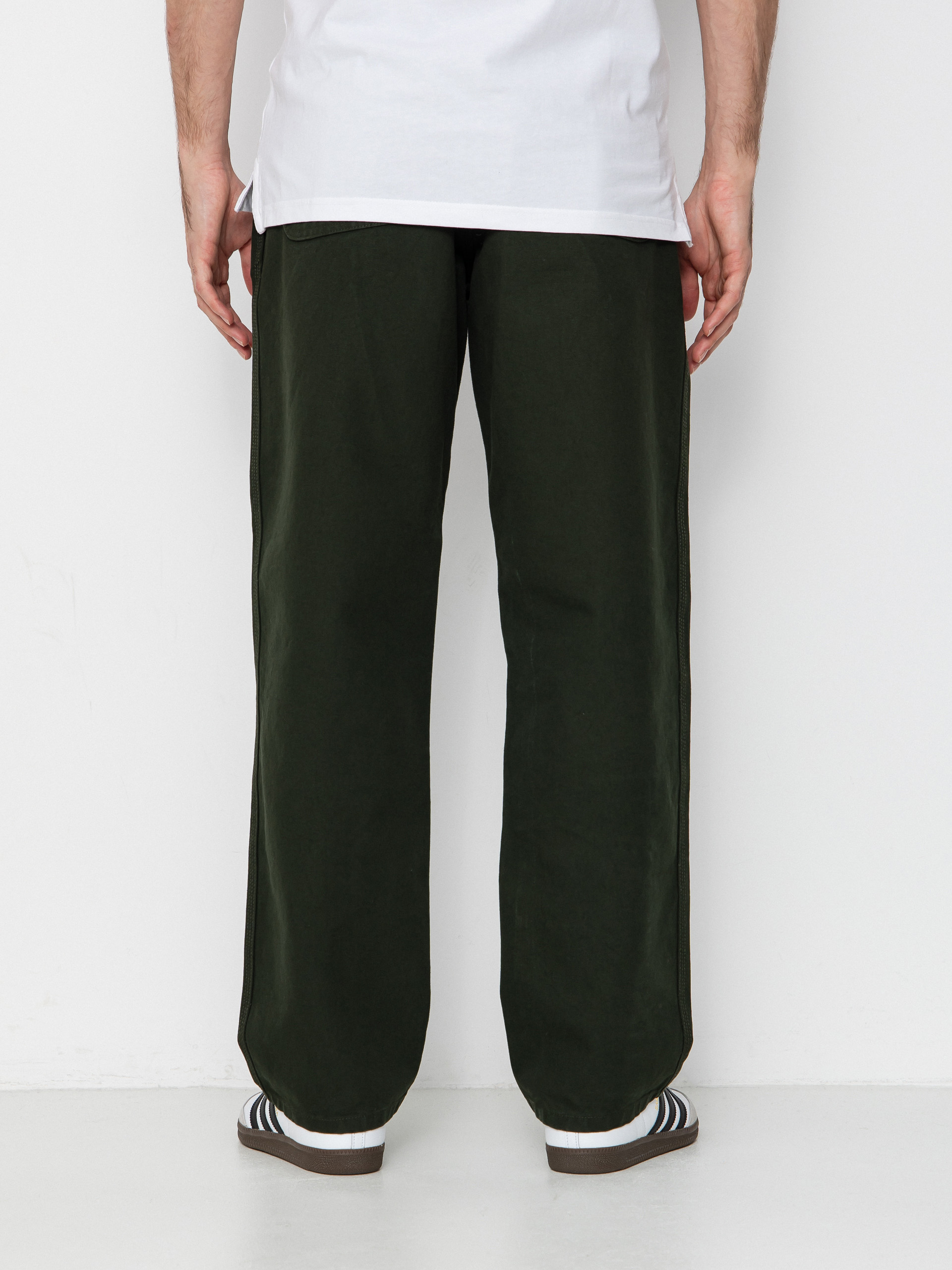 Kalhoty Carhartt WIP Simple (olive/rinsed)