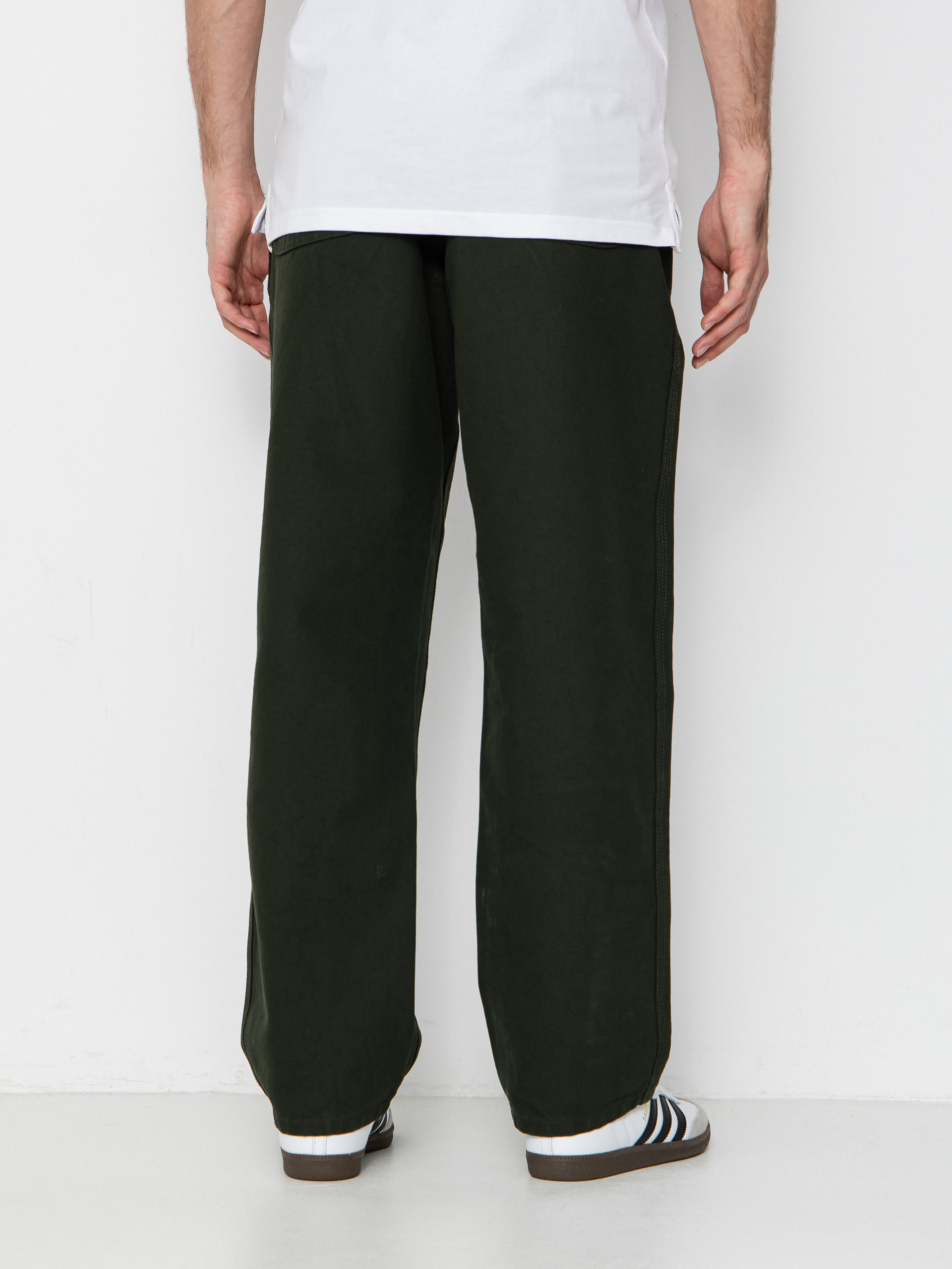 Kalhoty Carhartt WIP Simple (olive/rinsed)