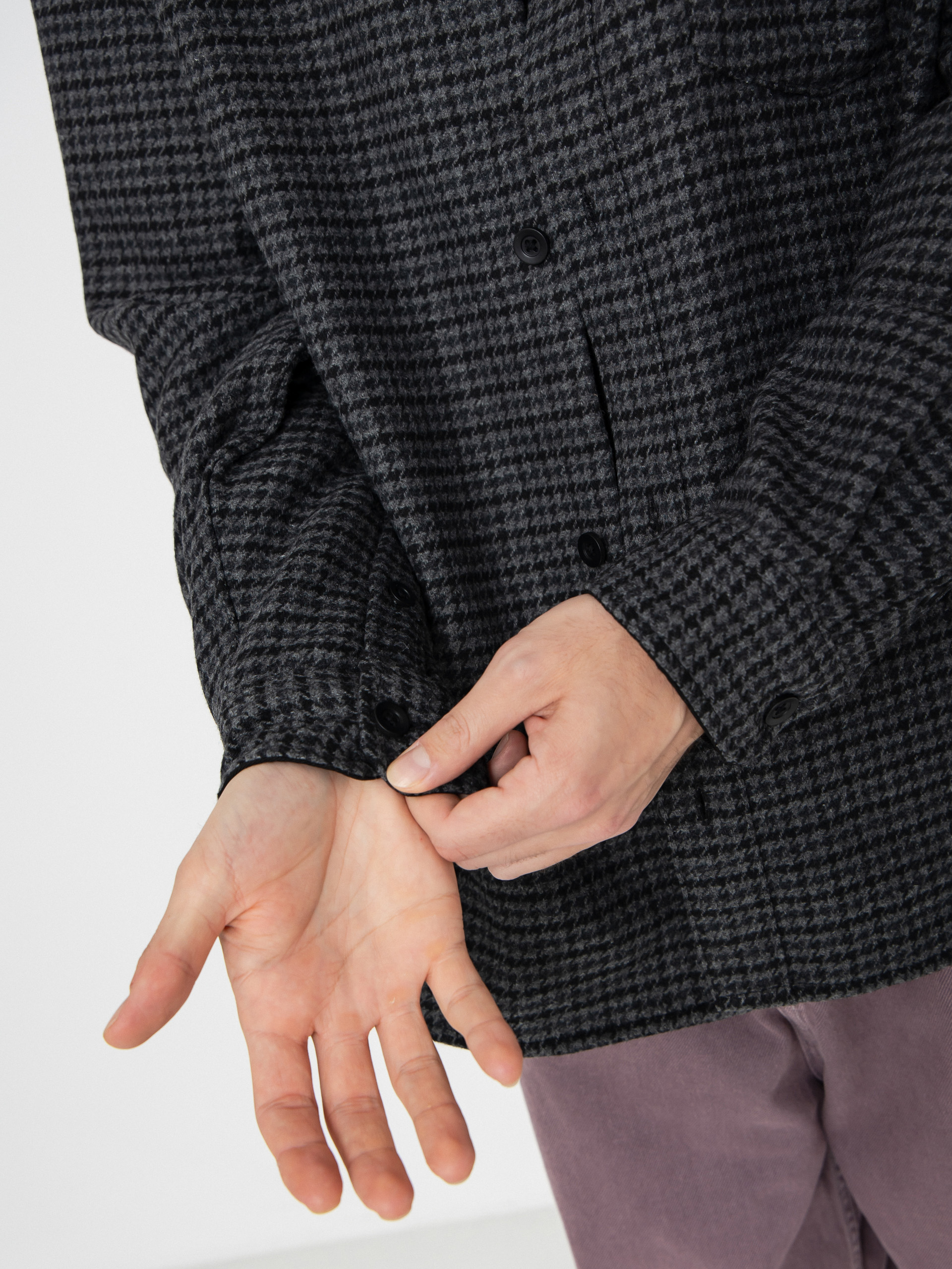 Košile Carhartt WIP Lowis (lowis houndstooth/grey heather)