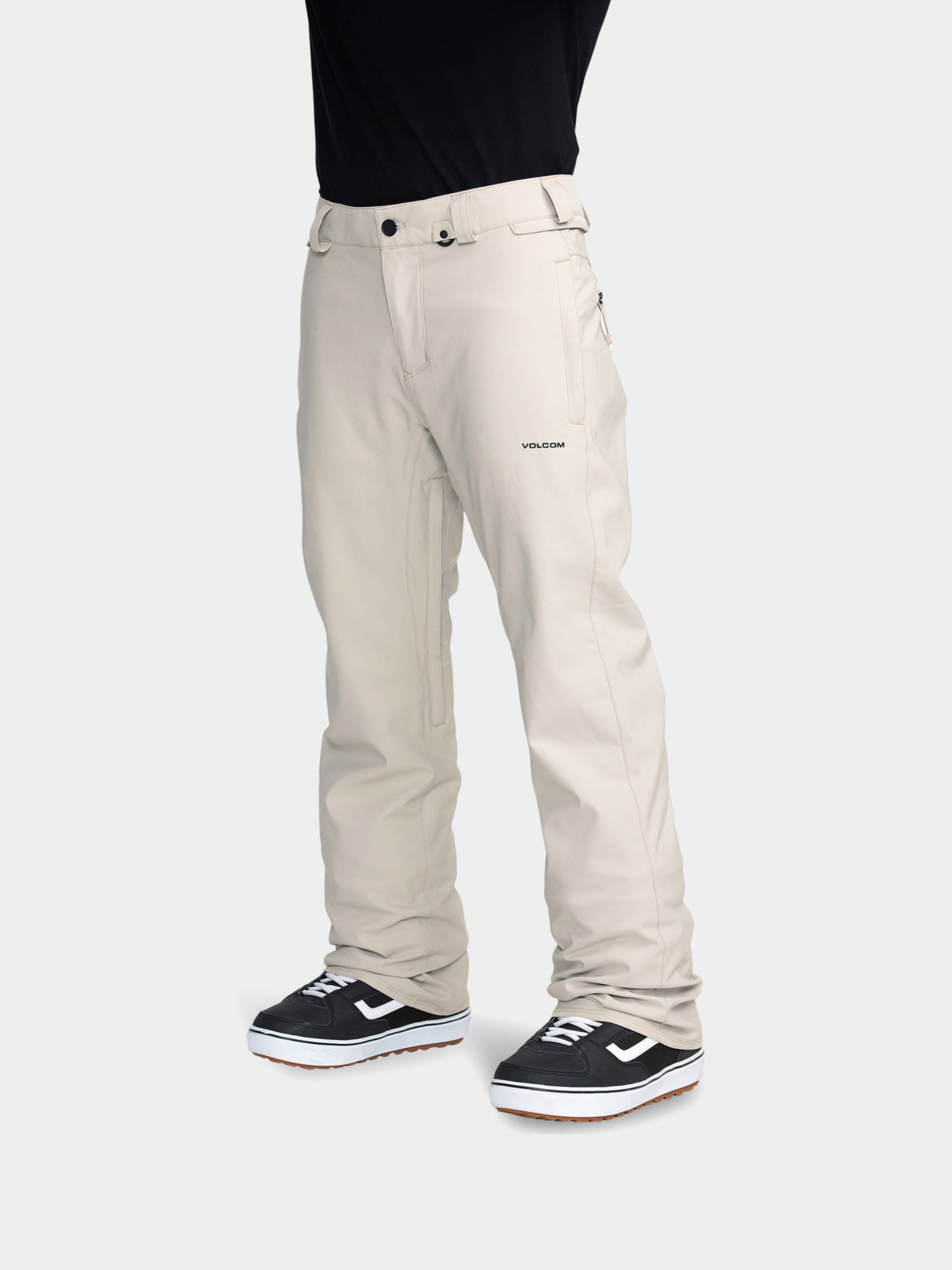 Pánské Snowboardové kalhoty  Volcom Freakin Snow Chino (stone)