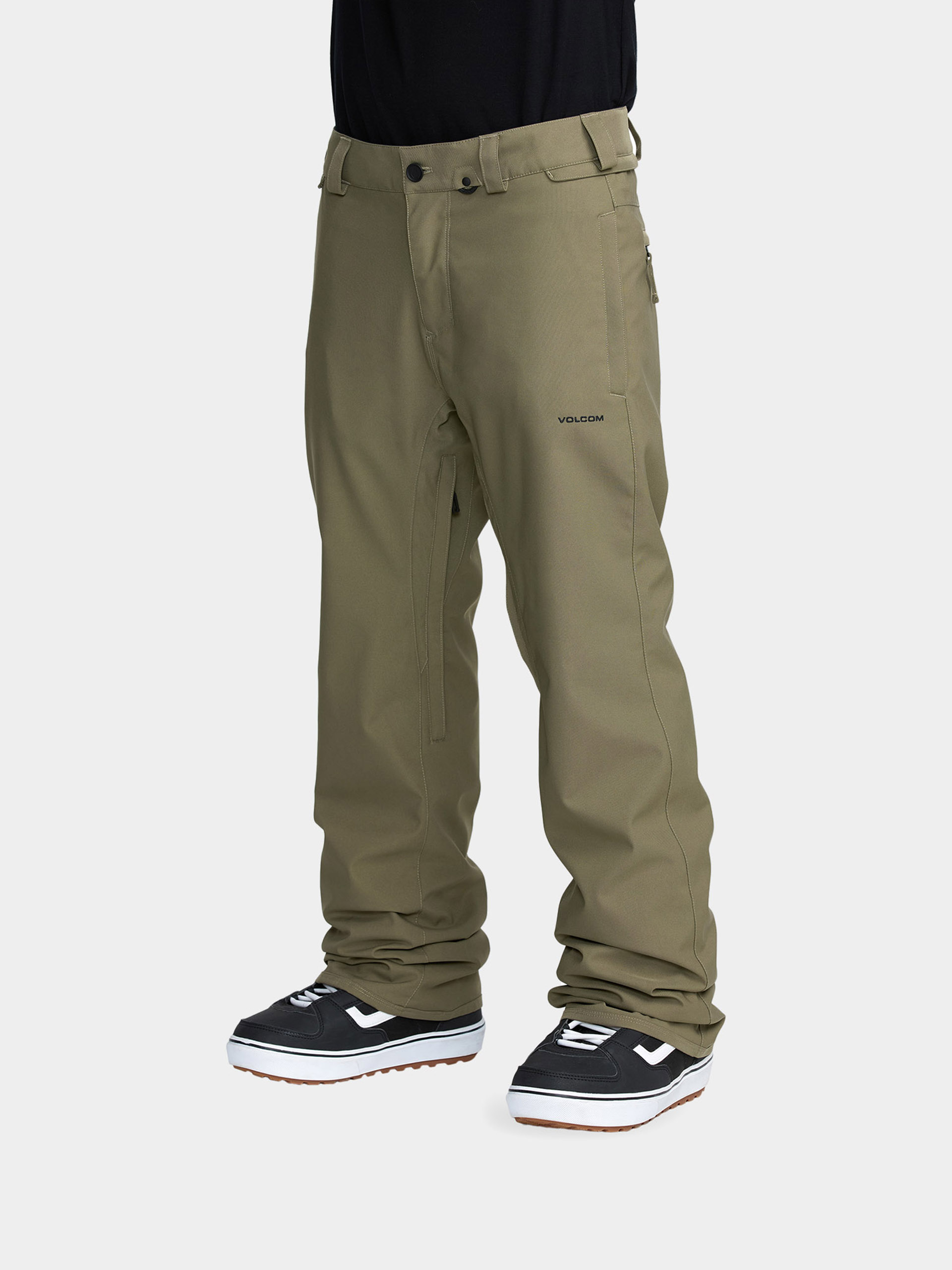Pánské Snowboardové kalhoty  Volcom Freakin Snow Chino (military)