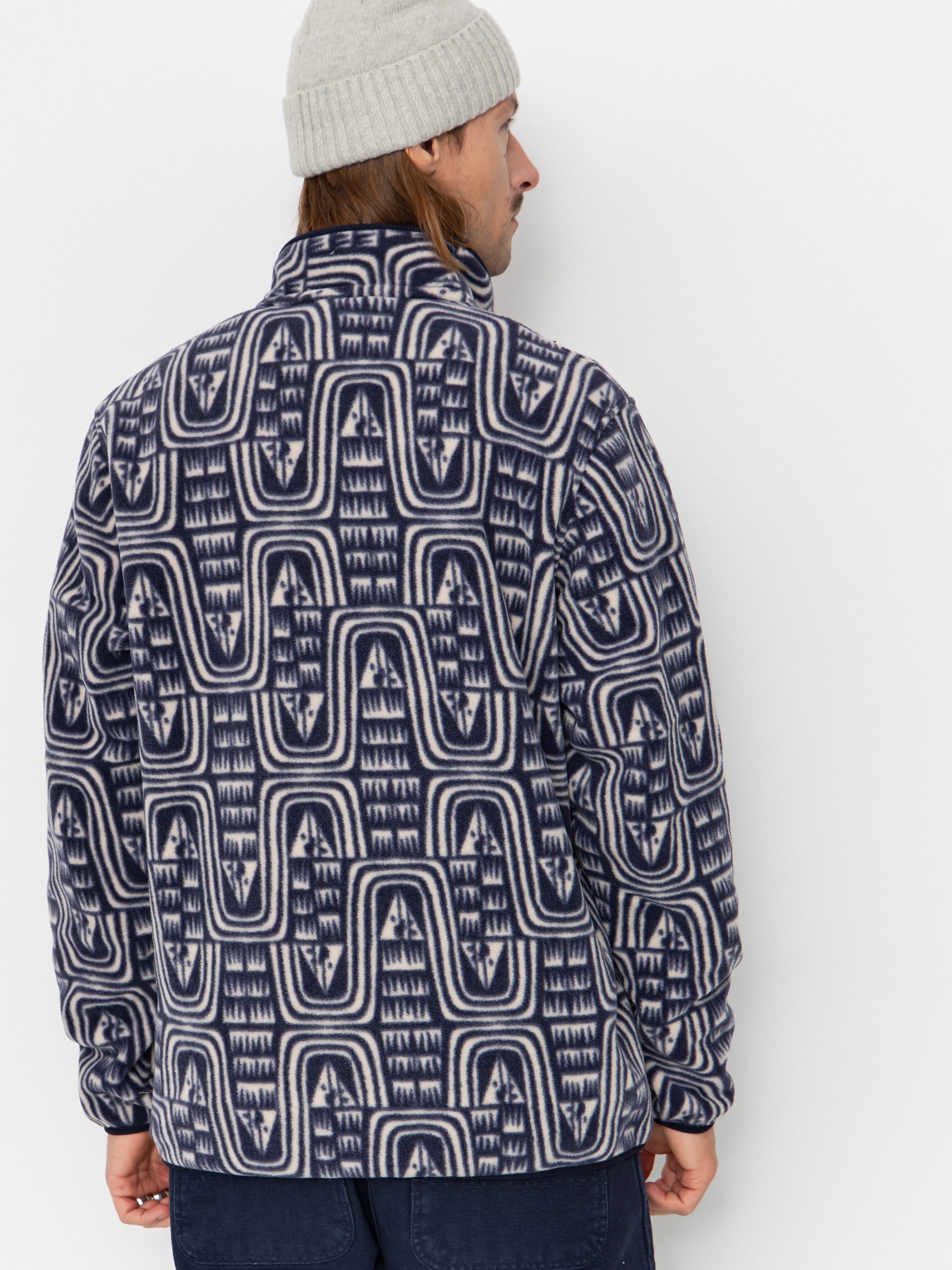 Pánský Fleecová mikina Patagonia LW Synch Snap T (flow sunken blue)