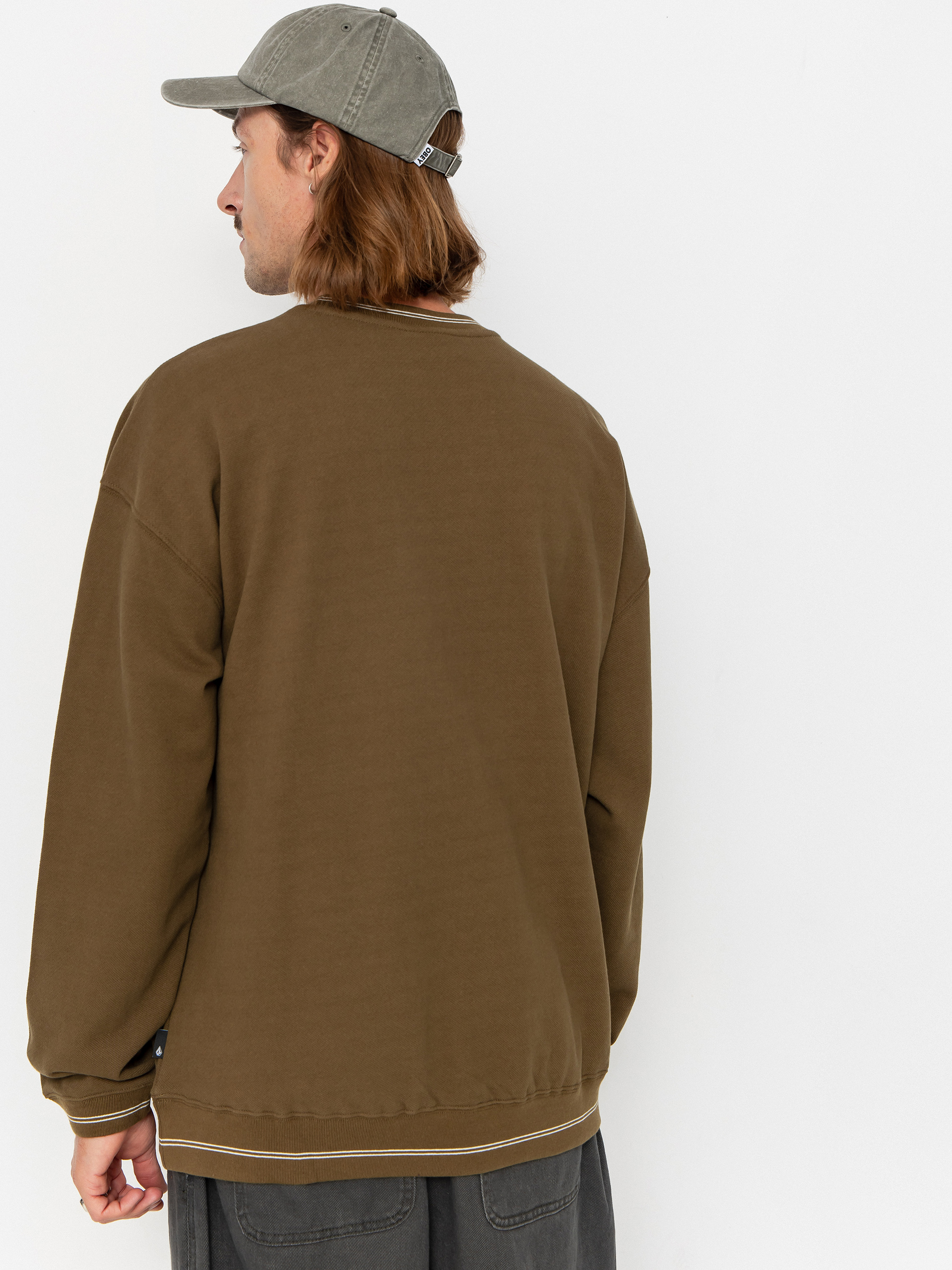 Mikina Volcom K Stone Crew (sage leaf)