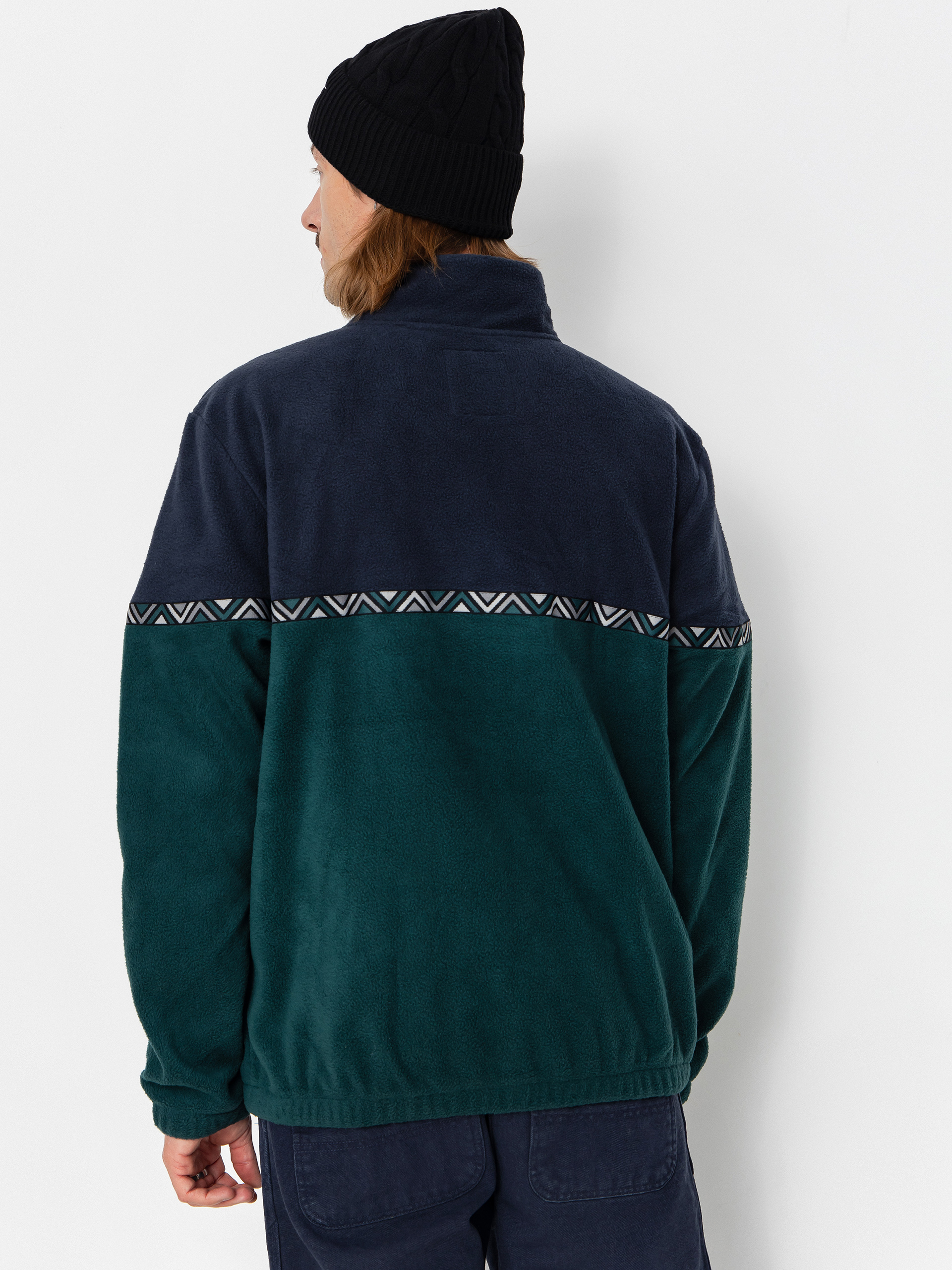 Pánský Fleecová mikina Iriedaily Monte Noe (blue green)