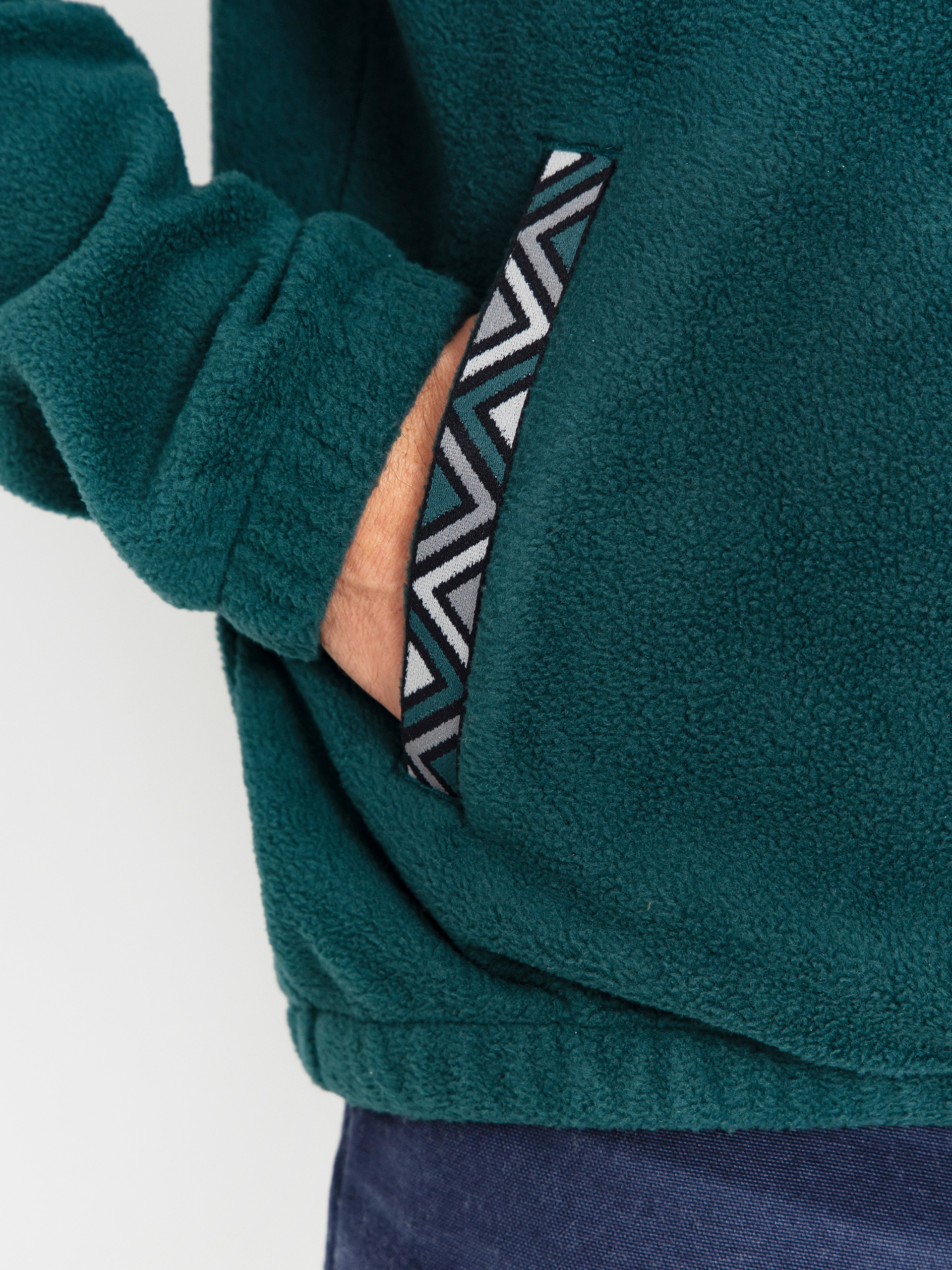 Pánský Fleecová mikina Iriedaily Monte Noe (blue green)