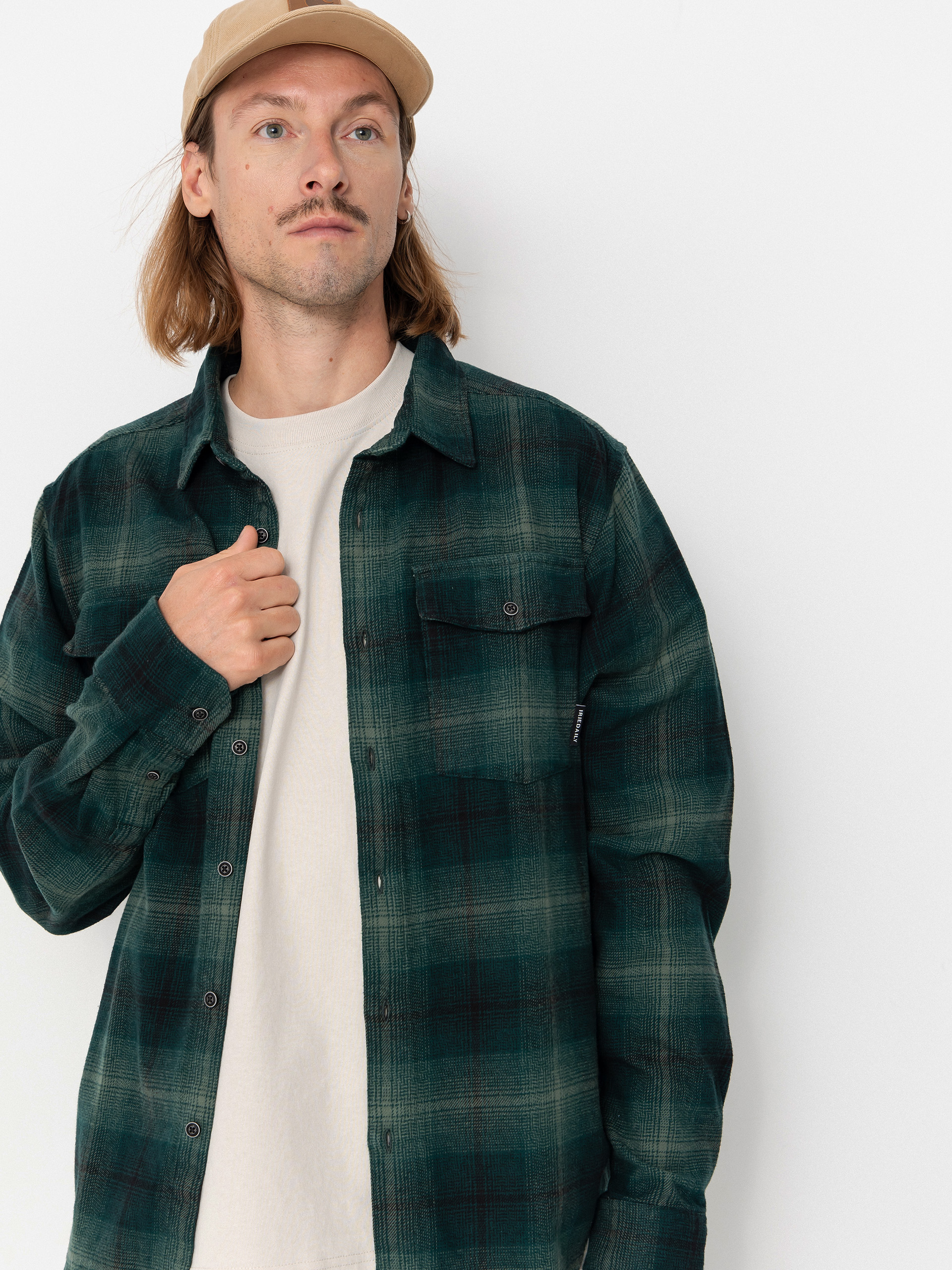 Košile Iriedaily Rosomako Eco (dark jungle)