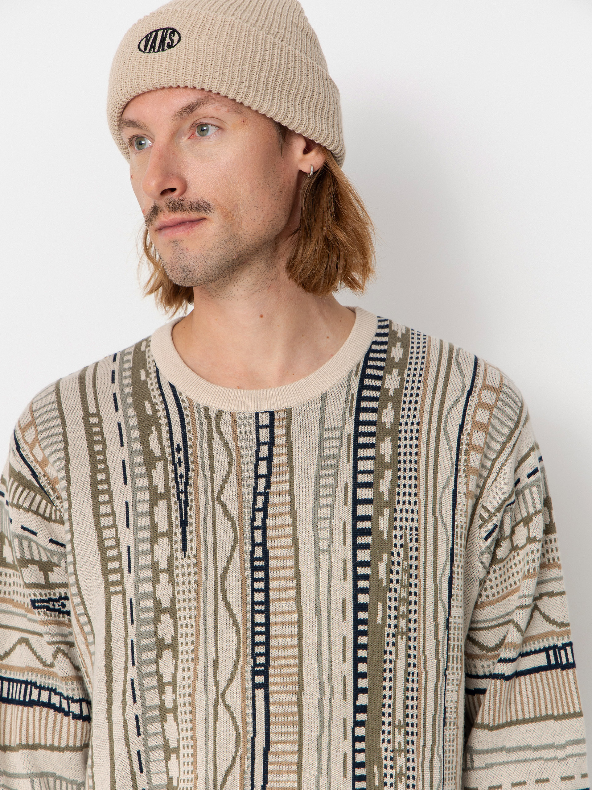 Svetr Iriedaily Theodore Knit (cool olive)