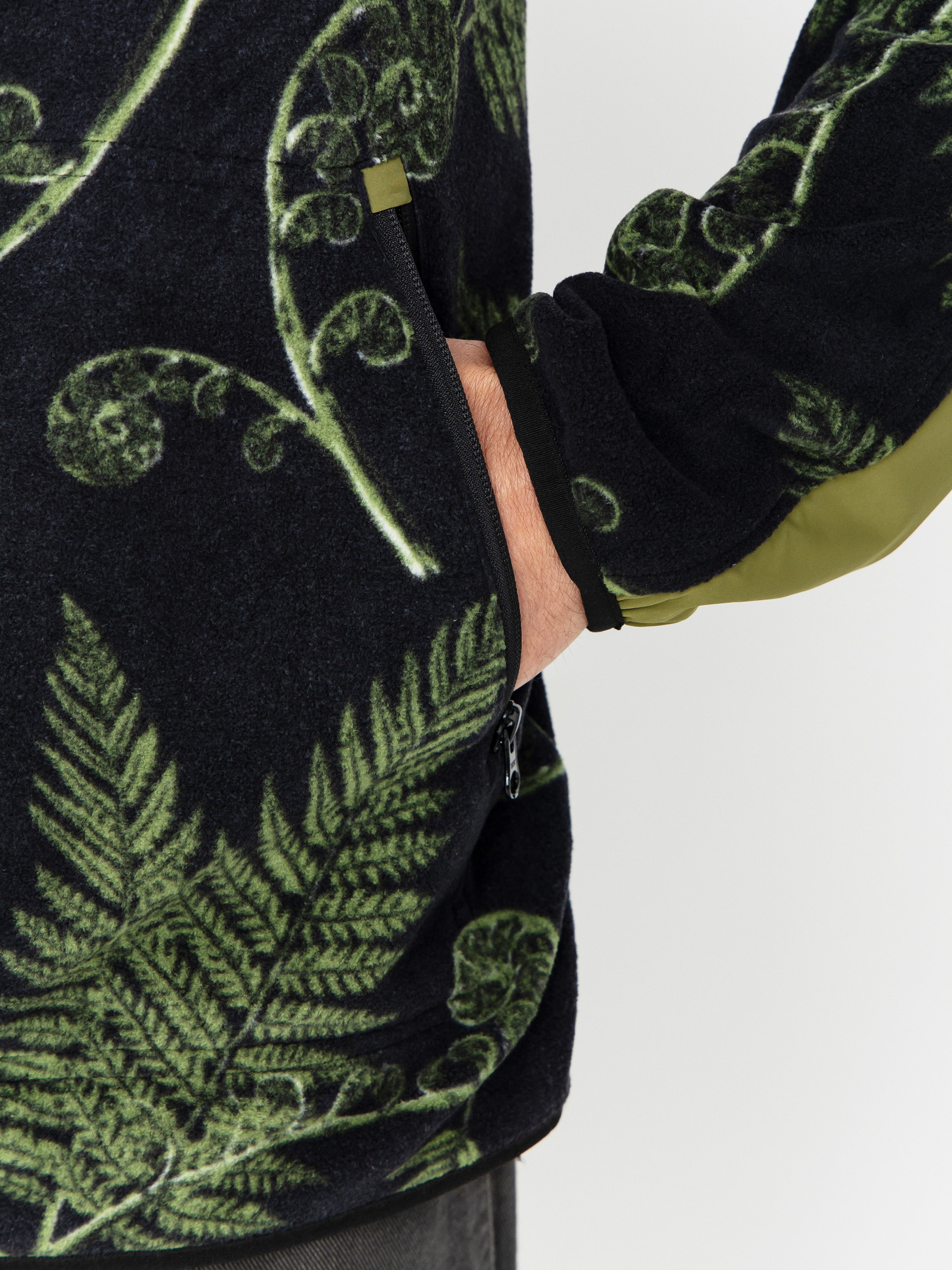 Pánský Fleecová mikina Kavu Teannaway (fiddlehead)