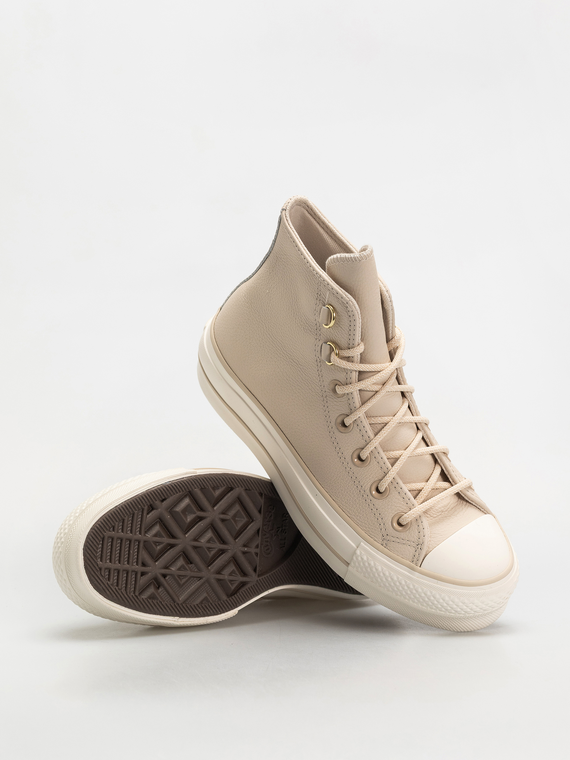 Tenisky Converse Chuck Taylor All Star Lift Hi Wmn (light dune/light dune/egret)